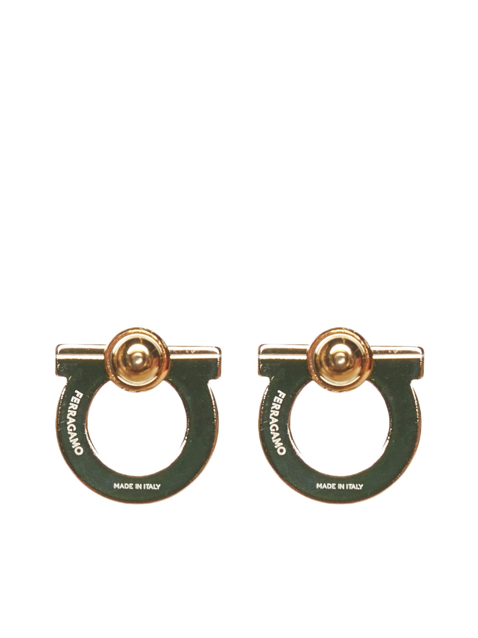 Ferragamo Women Gancini Earrings With Pearls