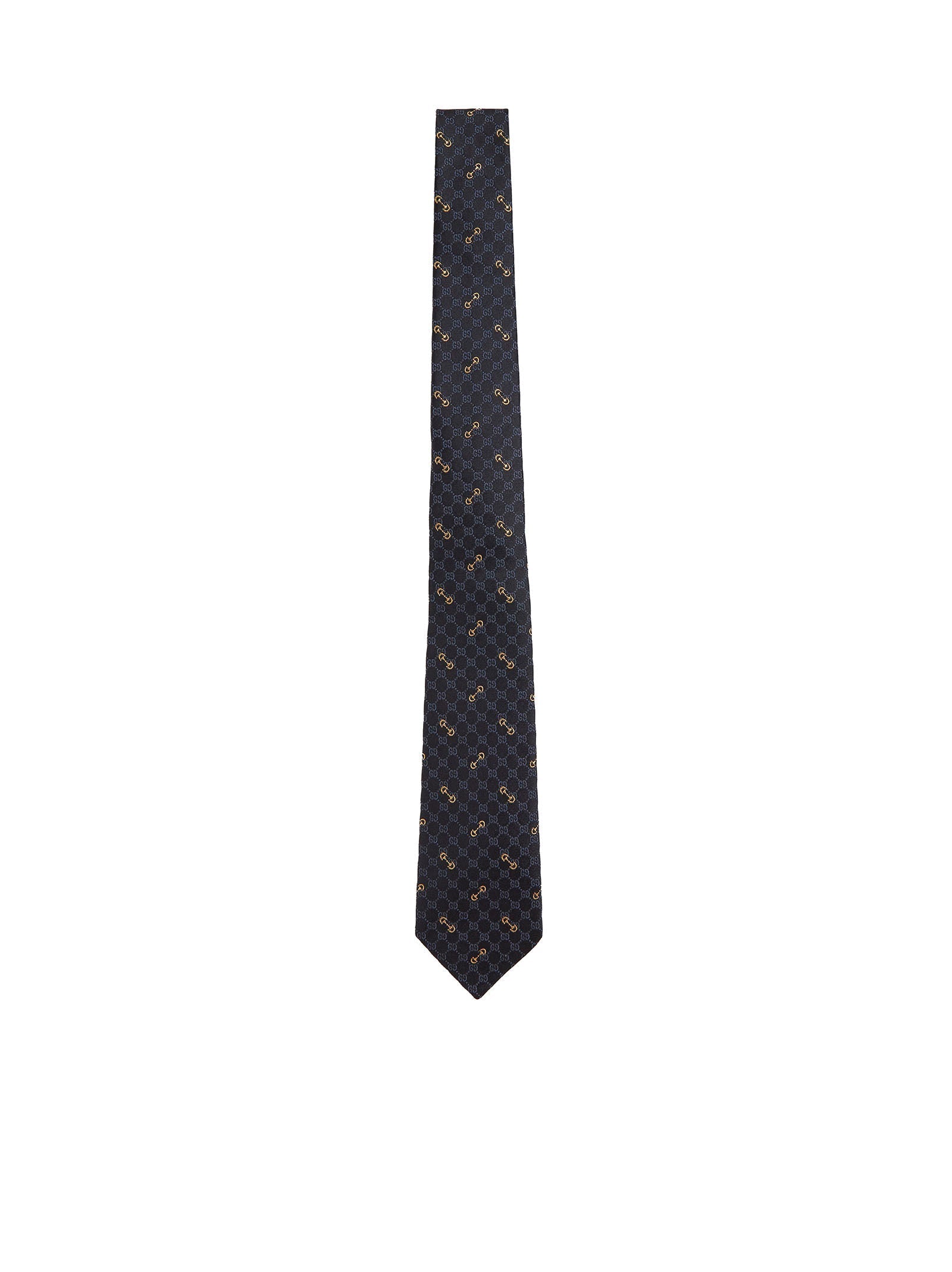 Gucci Men Gg Silk Jacquard Tie