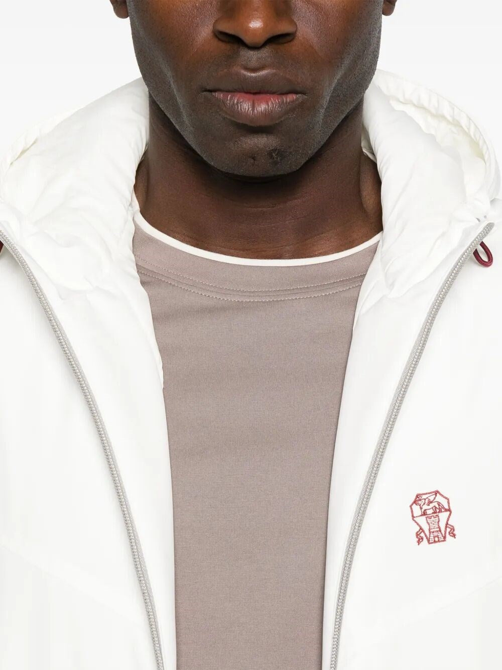 Brunello Cucinelli Men T-Shirt With Faux-Layering