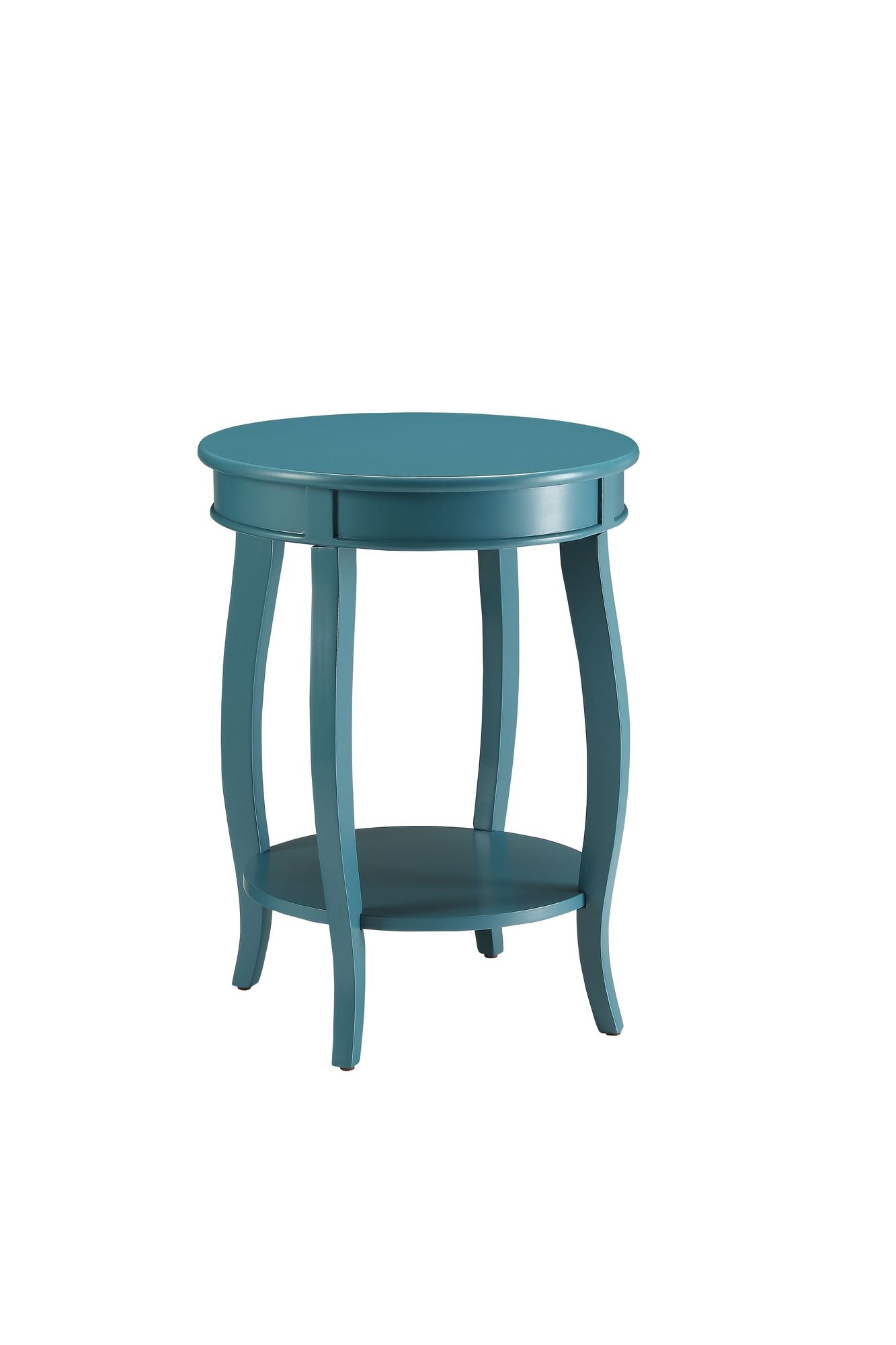 Aberta Teal Finish Accent Table
