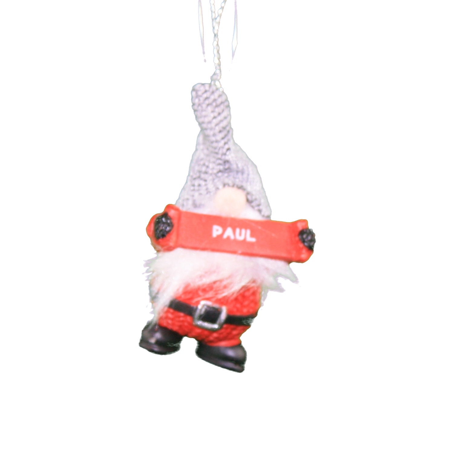 Personalized Gnome Ornament (Letters J-P) - Luke