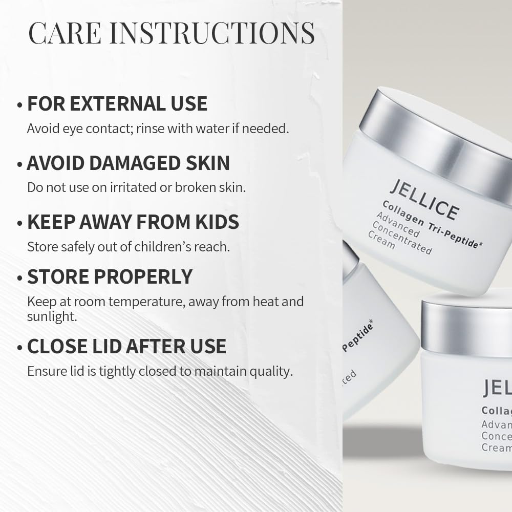 Advanced Concentrated Collagen Face Cream - Face Moisturizer for Women of All Skin Types with Collagen Tripeptides for Enhanced Hydration & Elasticity - Japanese Cosmetics - 1.01 oz