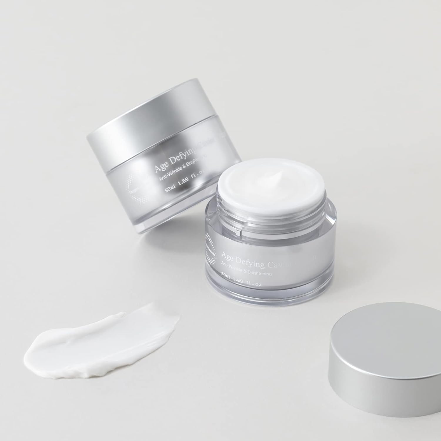 Age Defying Caviar Cream – Premium Anti-Aging Moisturizer with 12% Caviar Extract and Glutathione for Face and Neck (50ml/1.69 oz)