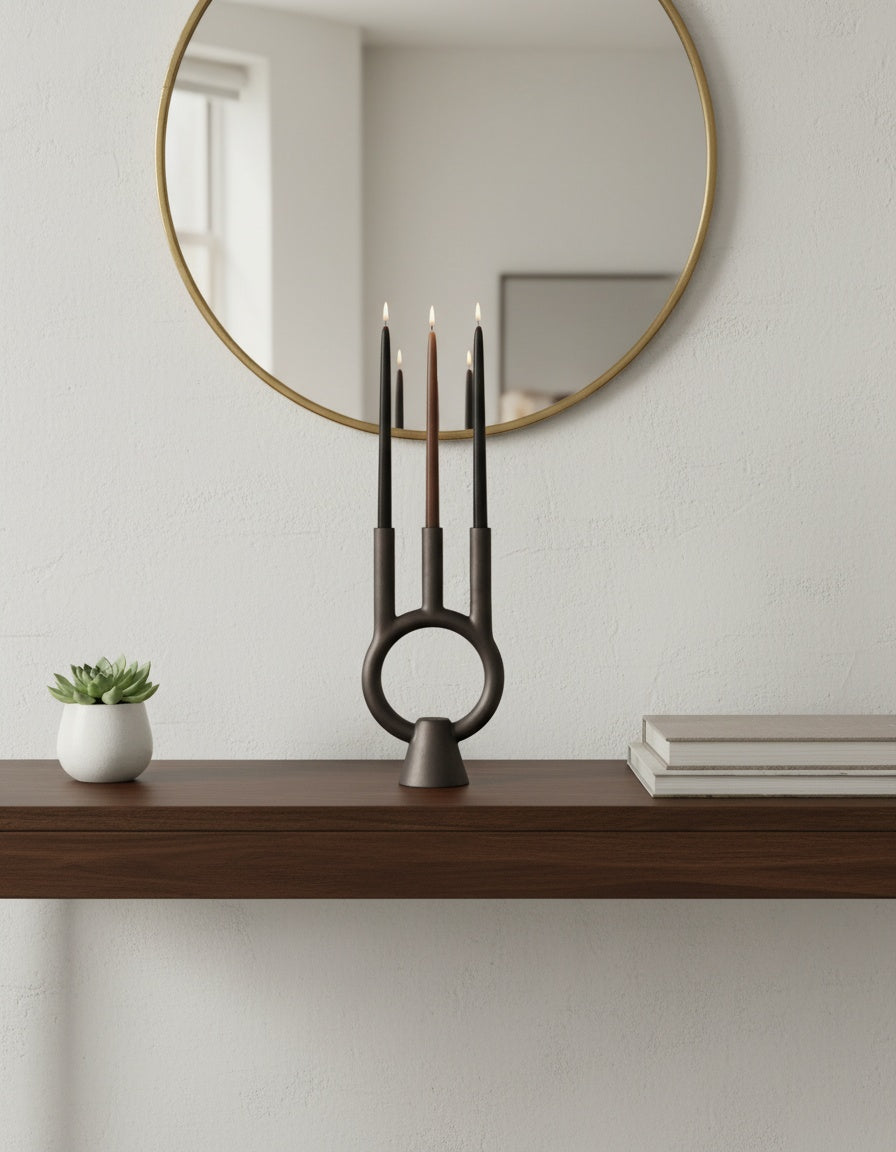 Candlestick Holder Guculia. Shadows. Trinity