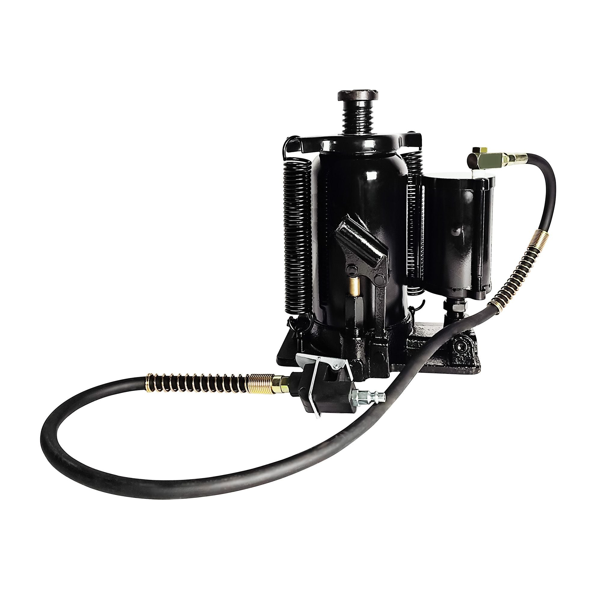 Air Hydraulic Bottle Jack, 20 Ton/40000 LBS Bottle Jack, 10.23-20.07 inch Lifting Range, Manual Handle and Air Pump, for Car, Pickup, Truck, RV, Auto Repair, Industrial Engineering