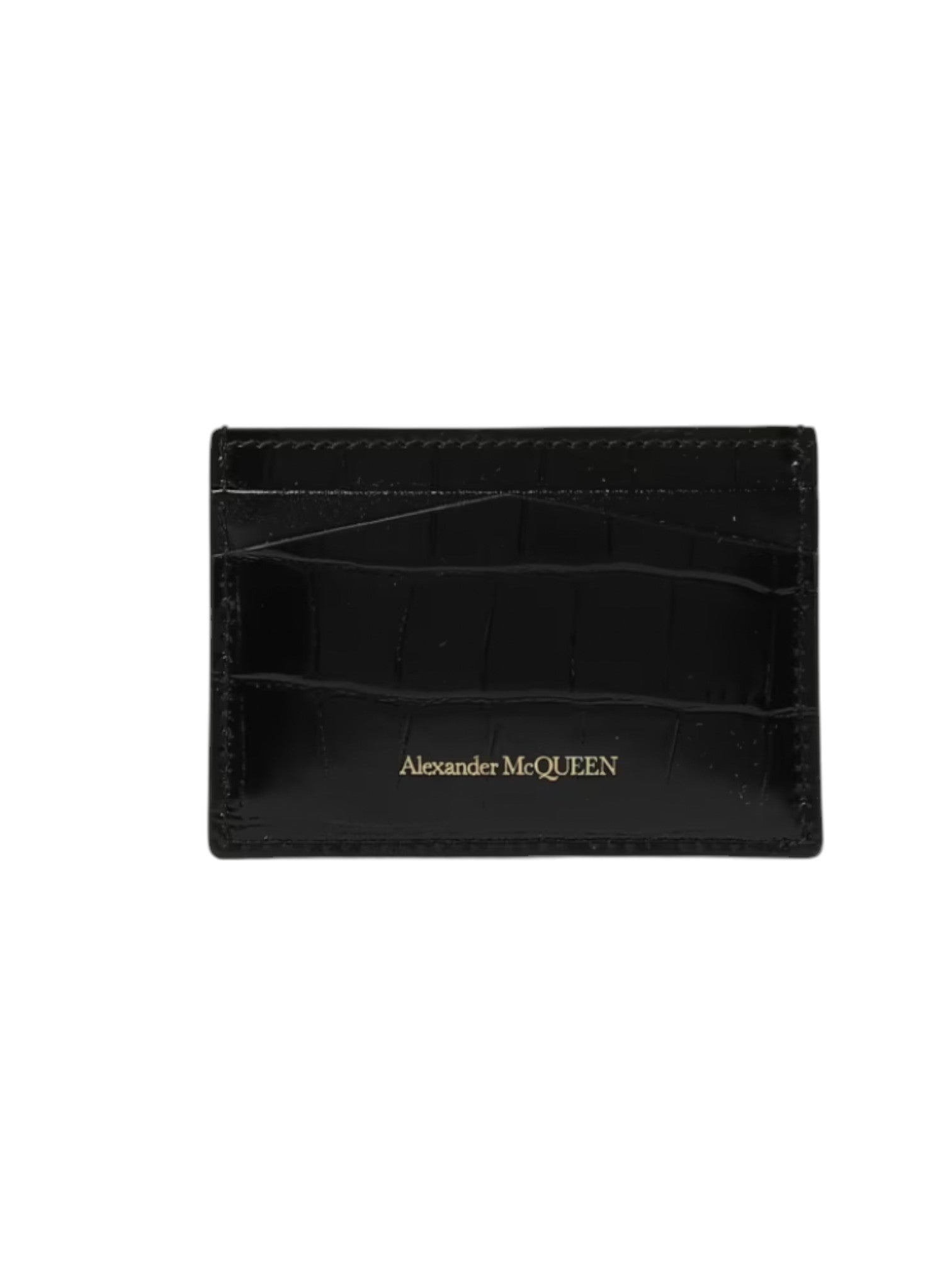 Alexander McQueen Women's Skull Card Holder, Black