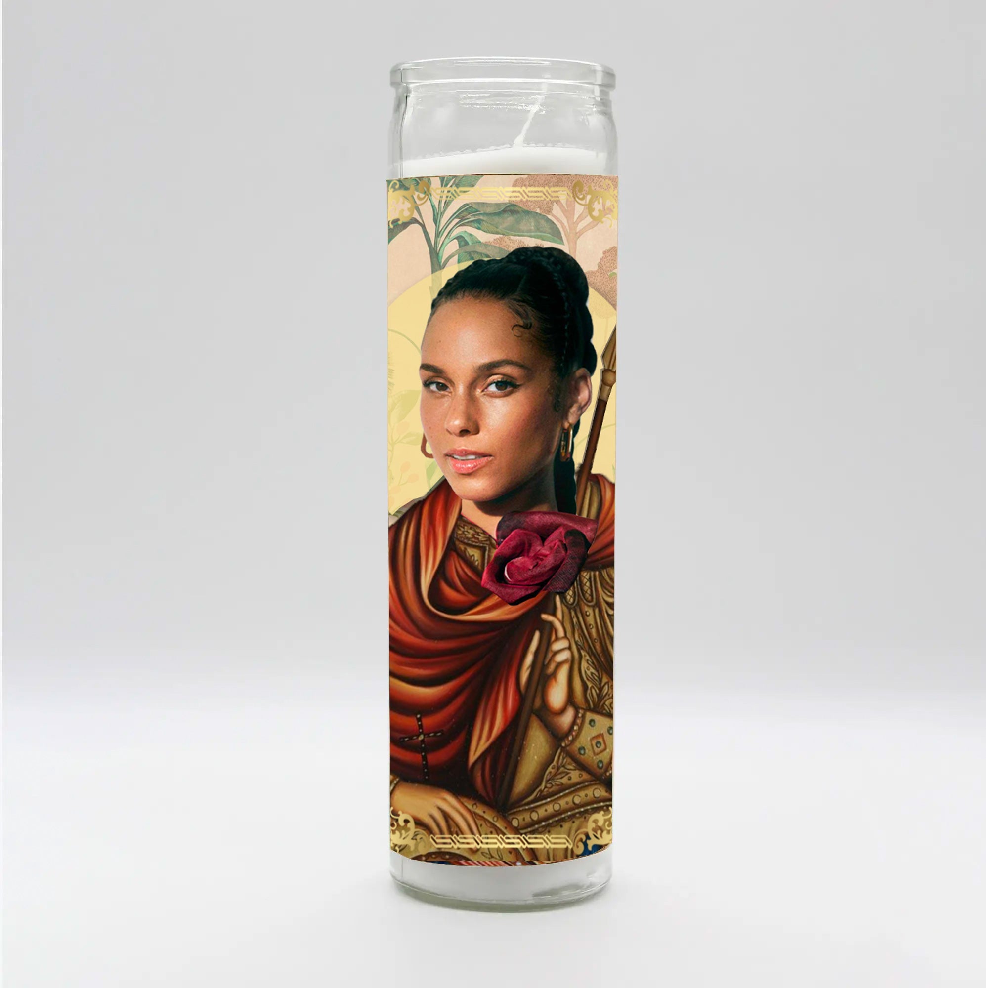 Saint Queen of the Keys Candle by BOBBYK