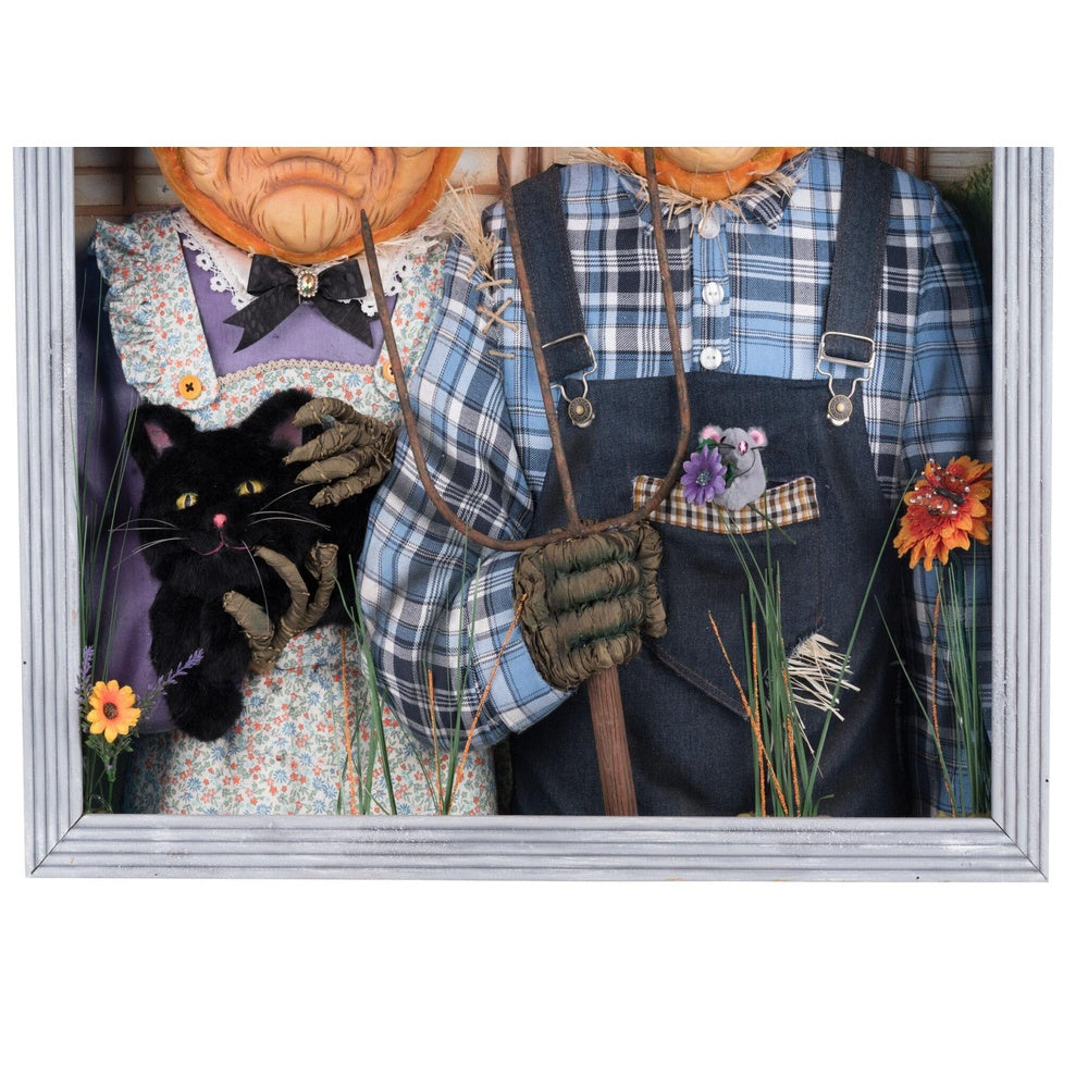 American Gothic Pumpkin Wall Piece by Katherine's Collection