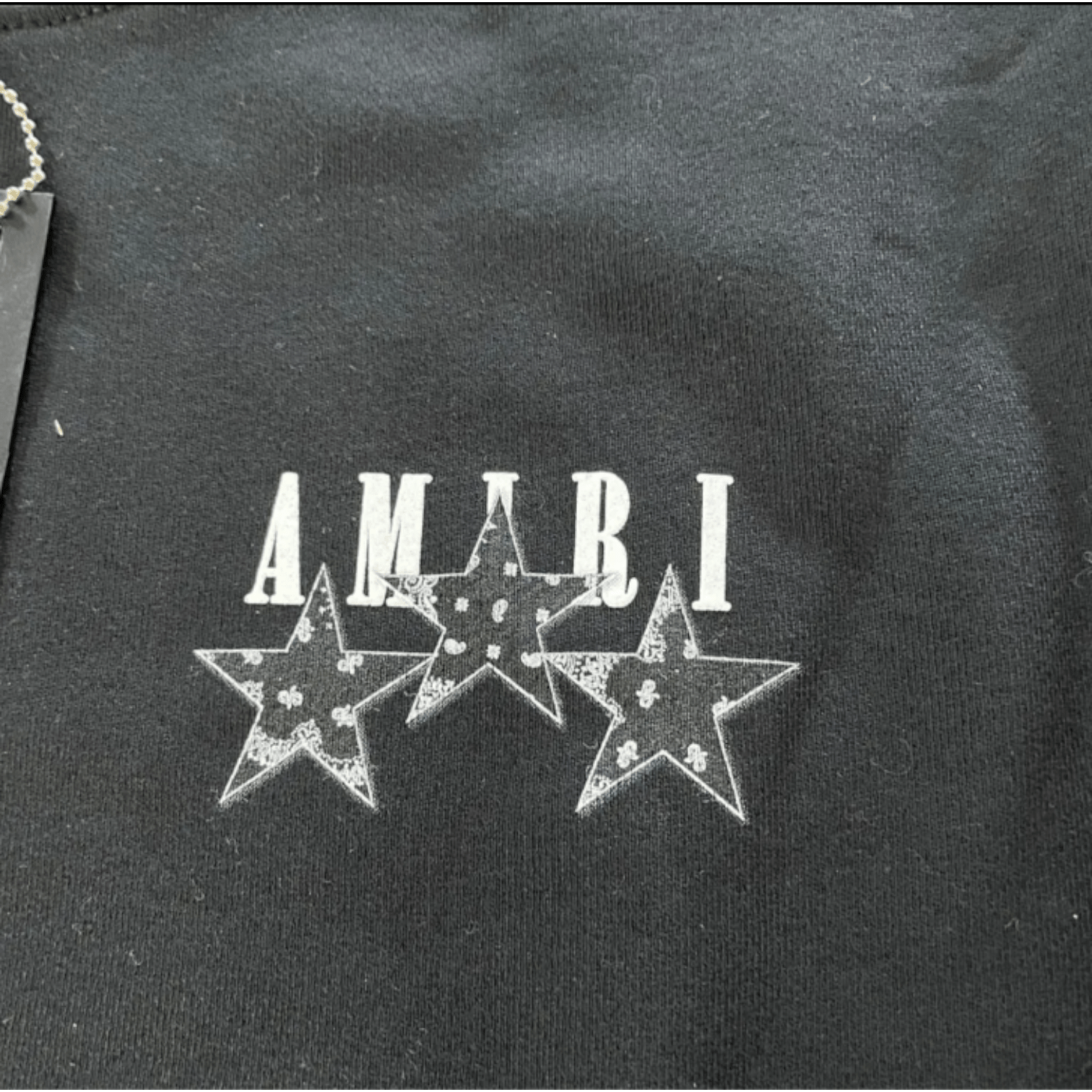 Amiri Black Bandana Stars Sweatshirt