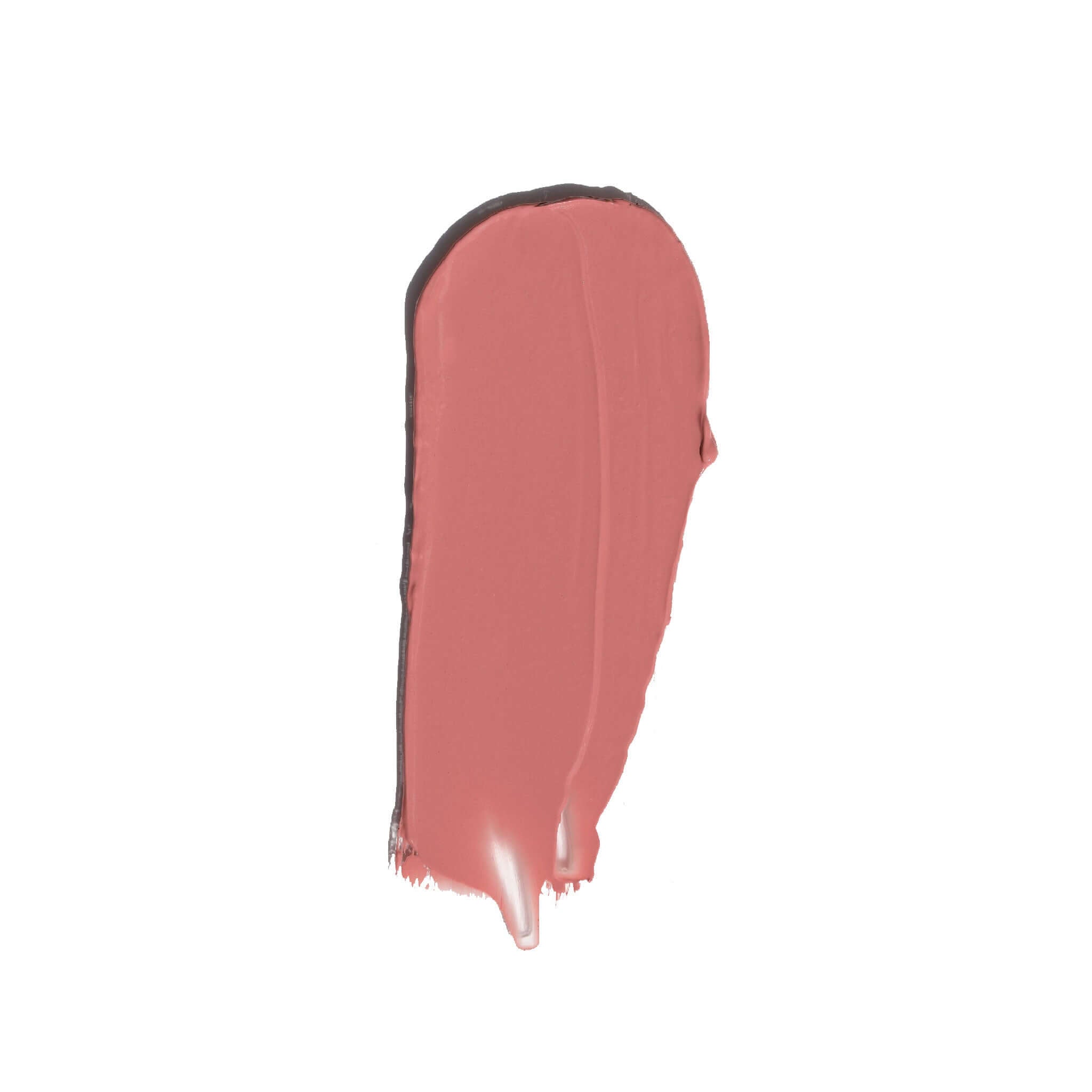 Swatch of Candy Paint Cheek + Lip Tint in a soft rosy hue showcasing its creamy texture and dewy finish on a clean white background.
