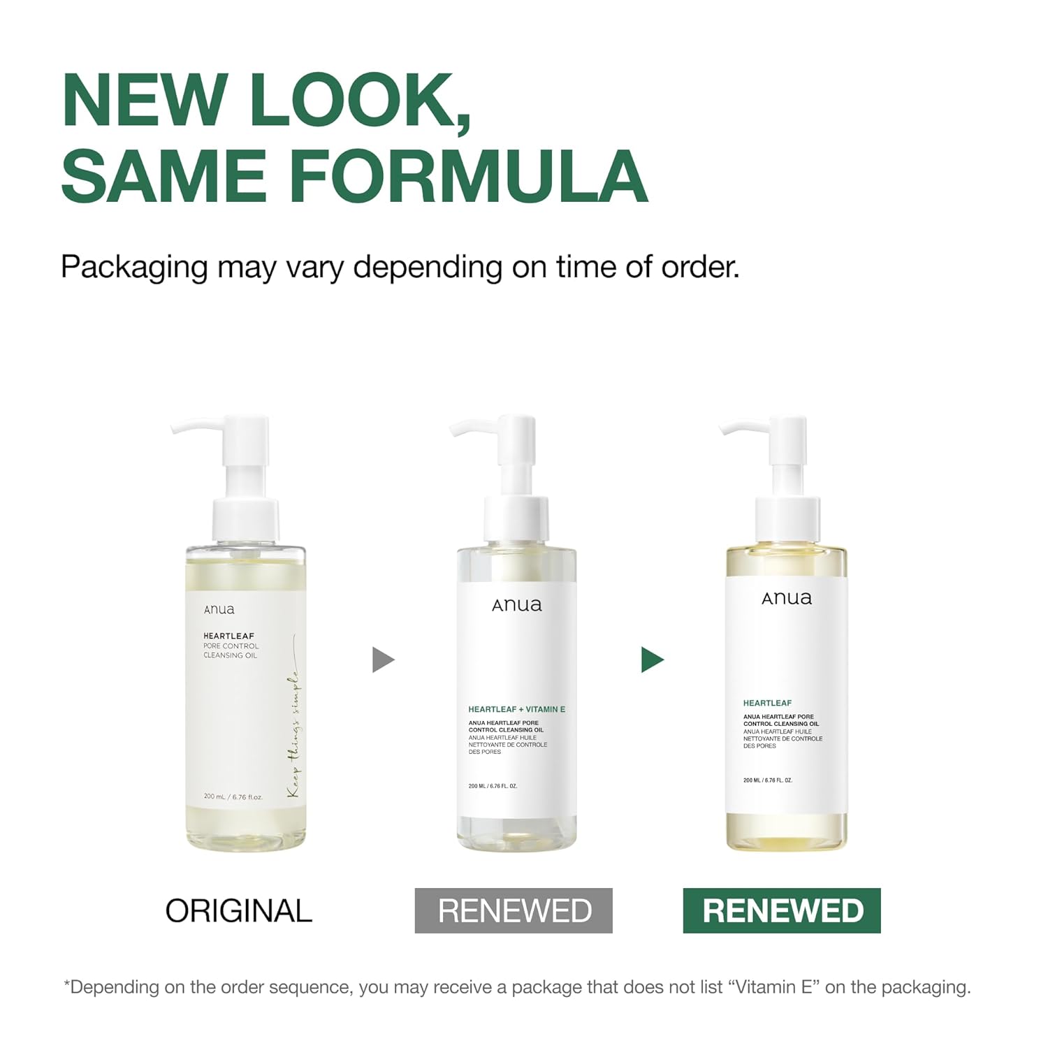 Anua Heartleaf Pore Control Cleansing Oil, Oil Cleanser for Face, Makeup Blackhead Remover, Korean Skin Care 6.76 fl oz(200ml) (original)