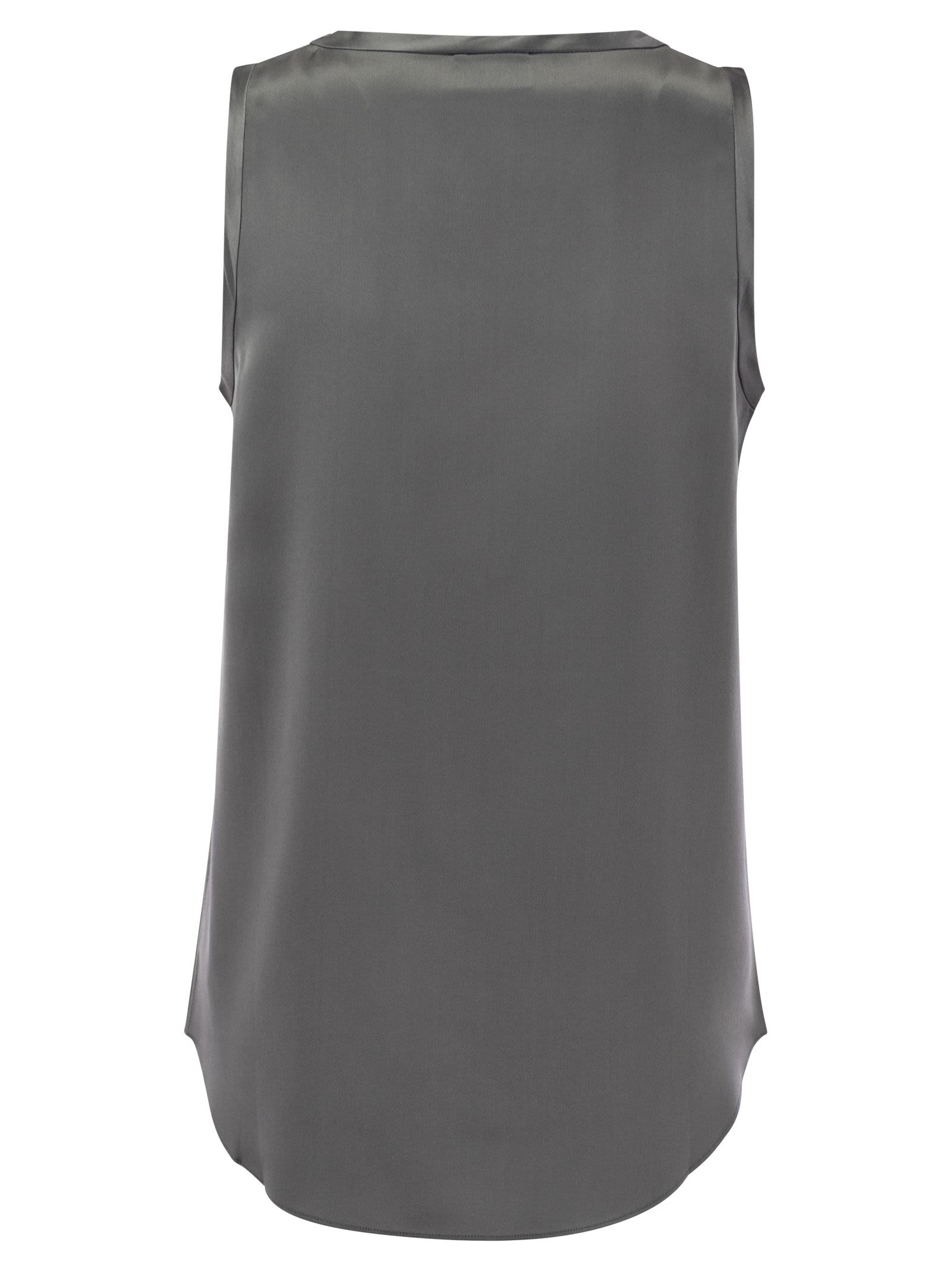 Brunello Cucinelli Women Stretch Silk Satin Top