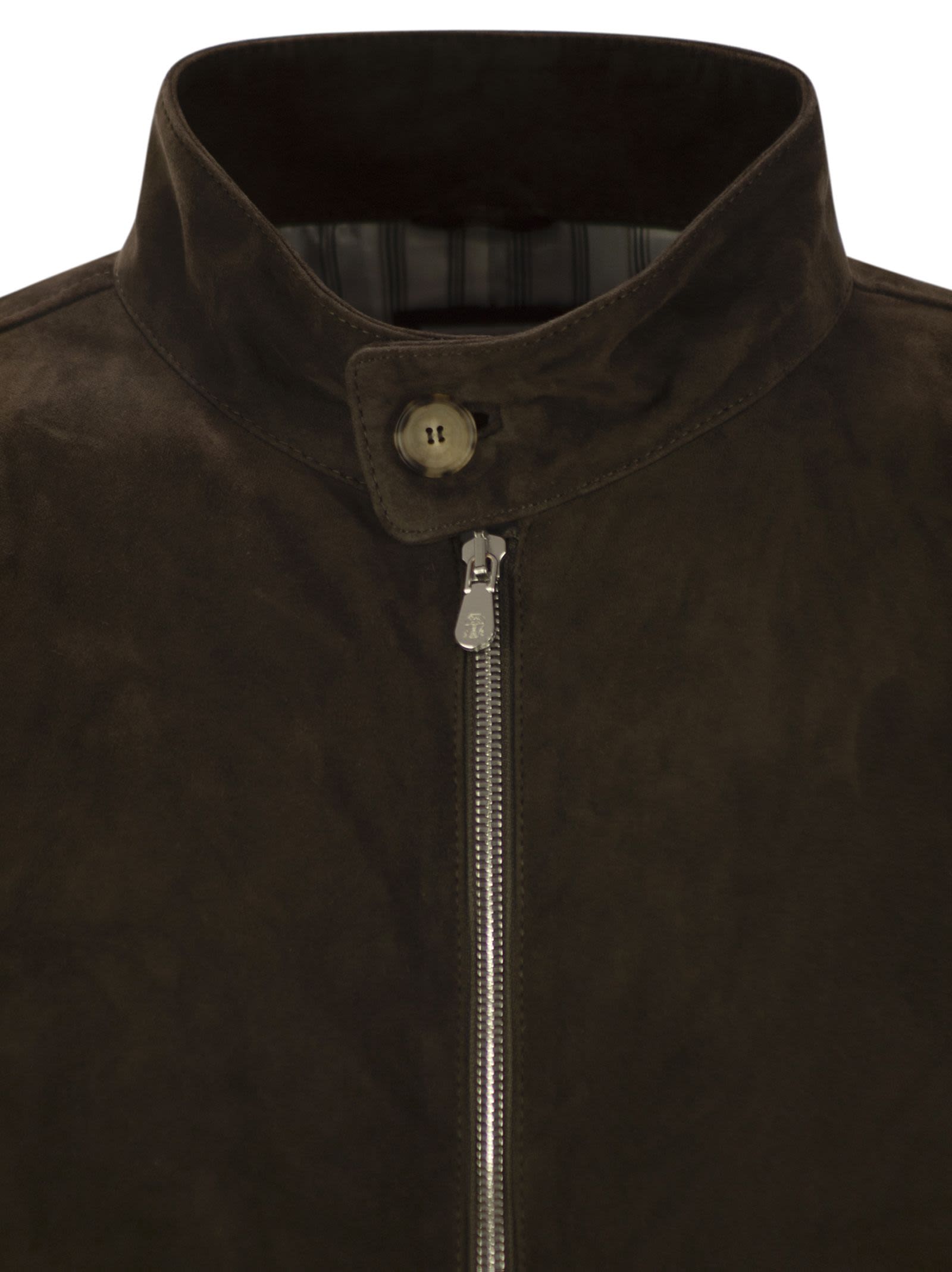 Brunello Cucinelli Men Suede Jacket
