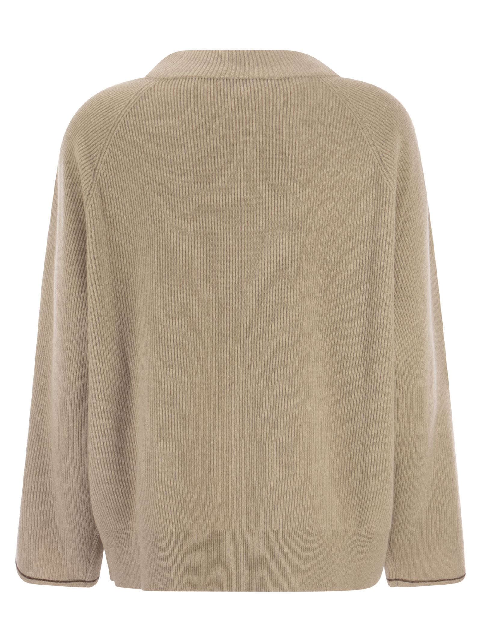 Brunello Cucinelli Women Cashmere Sweater With Monile