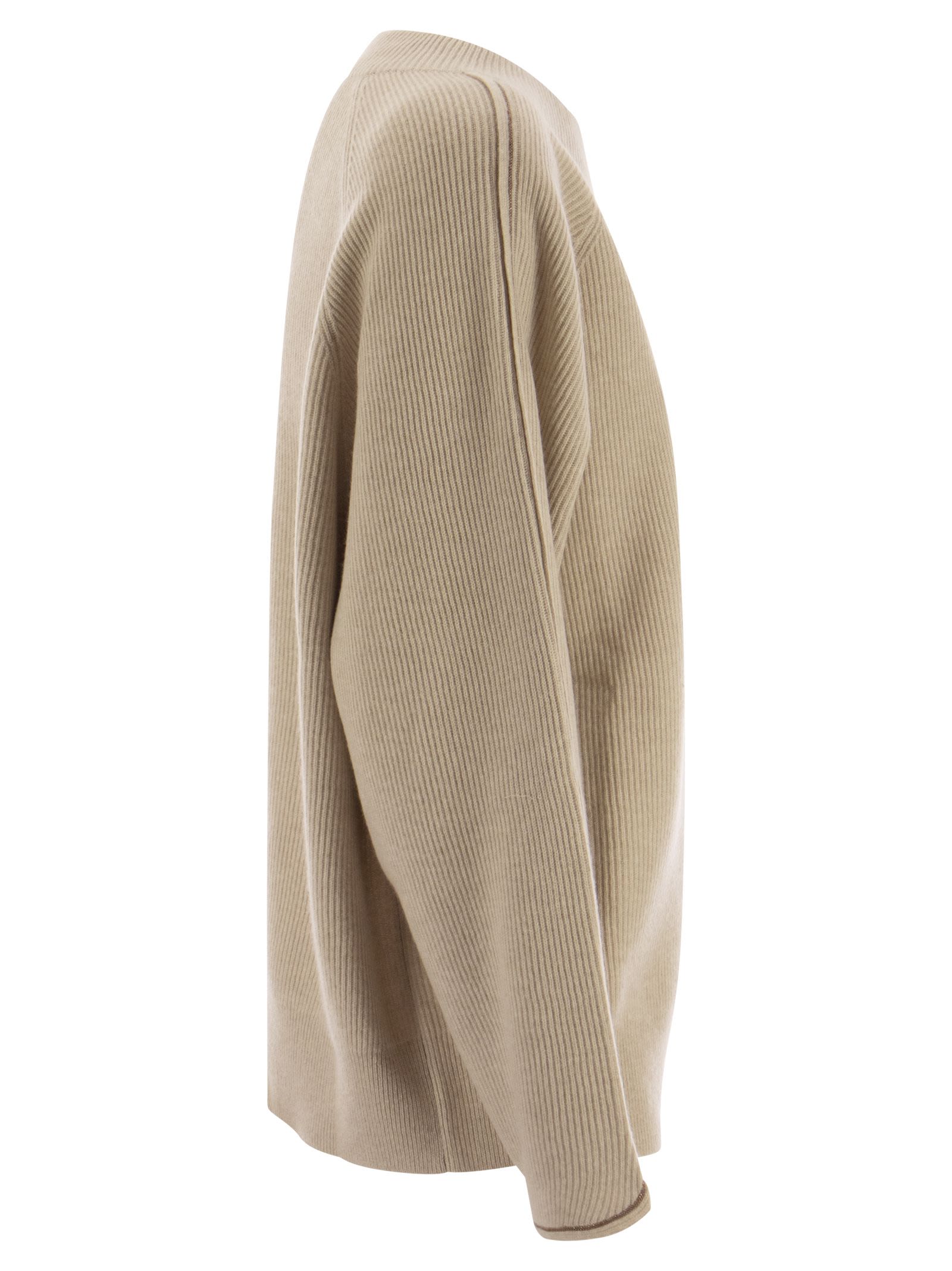 Brunello Cucinelli Women Cashmere Sweater With Monile