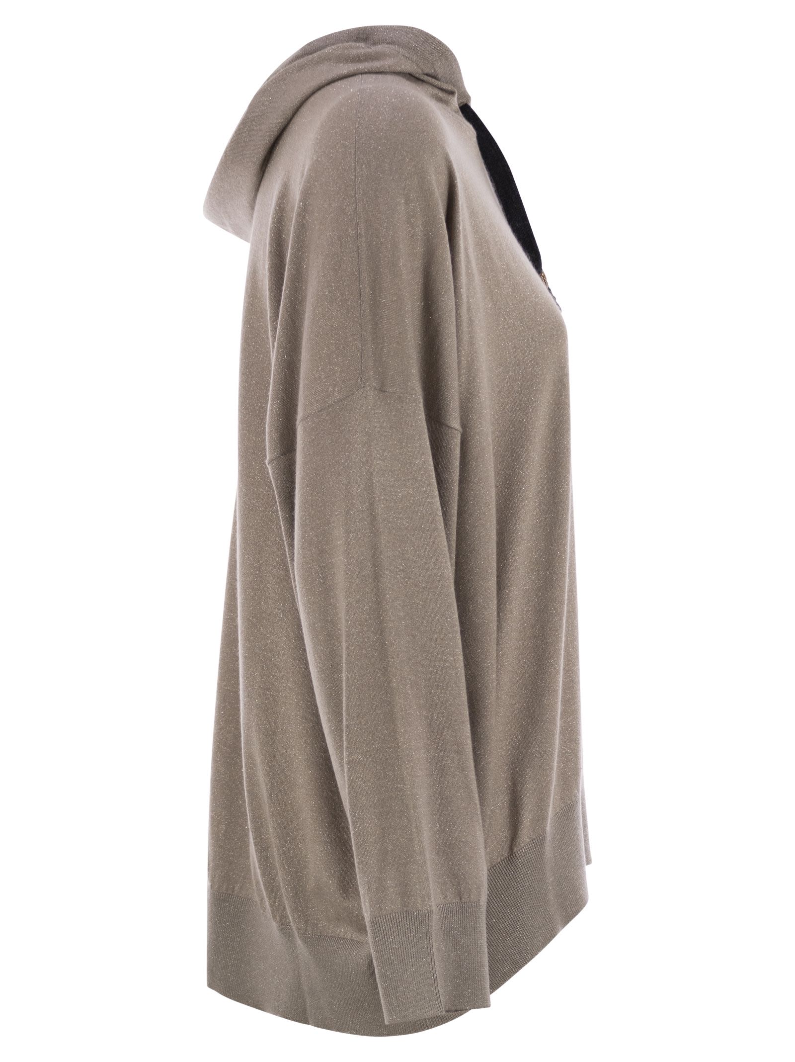 Brunello Cucinelli Women Sparkling Cashmere And Silk Sweatshirt