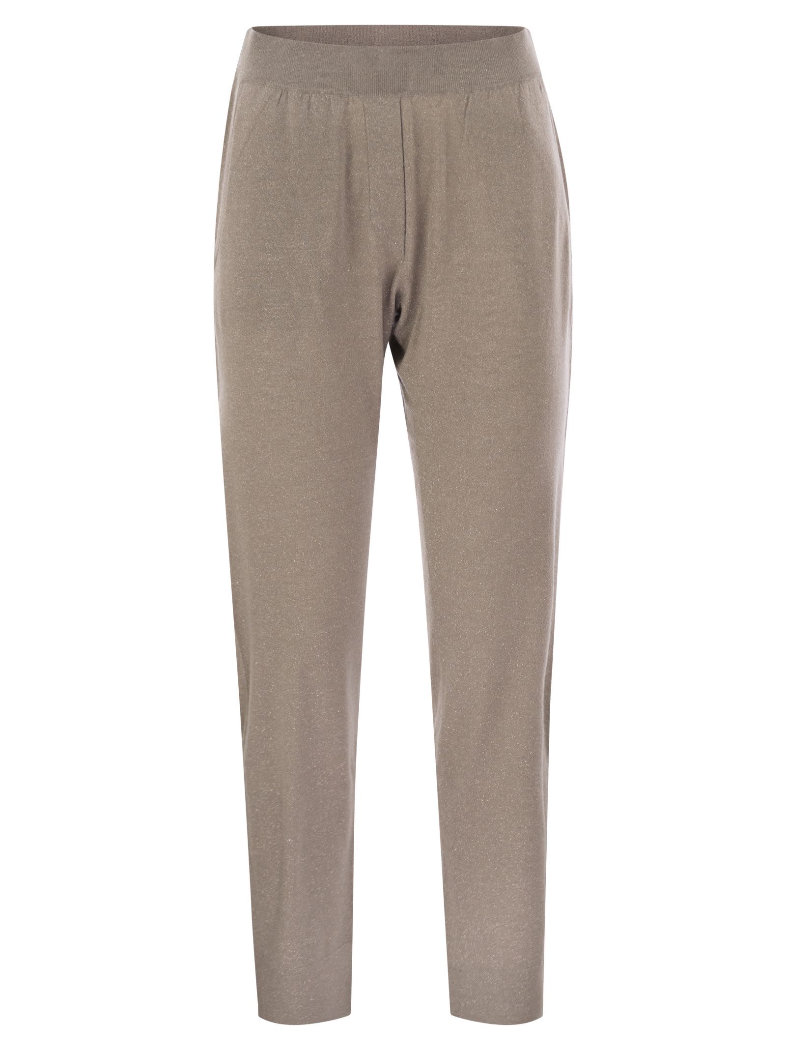 Brunello Cucinelli Women Sparkling Lightweight Cashmere And Silk Trousers