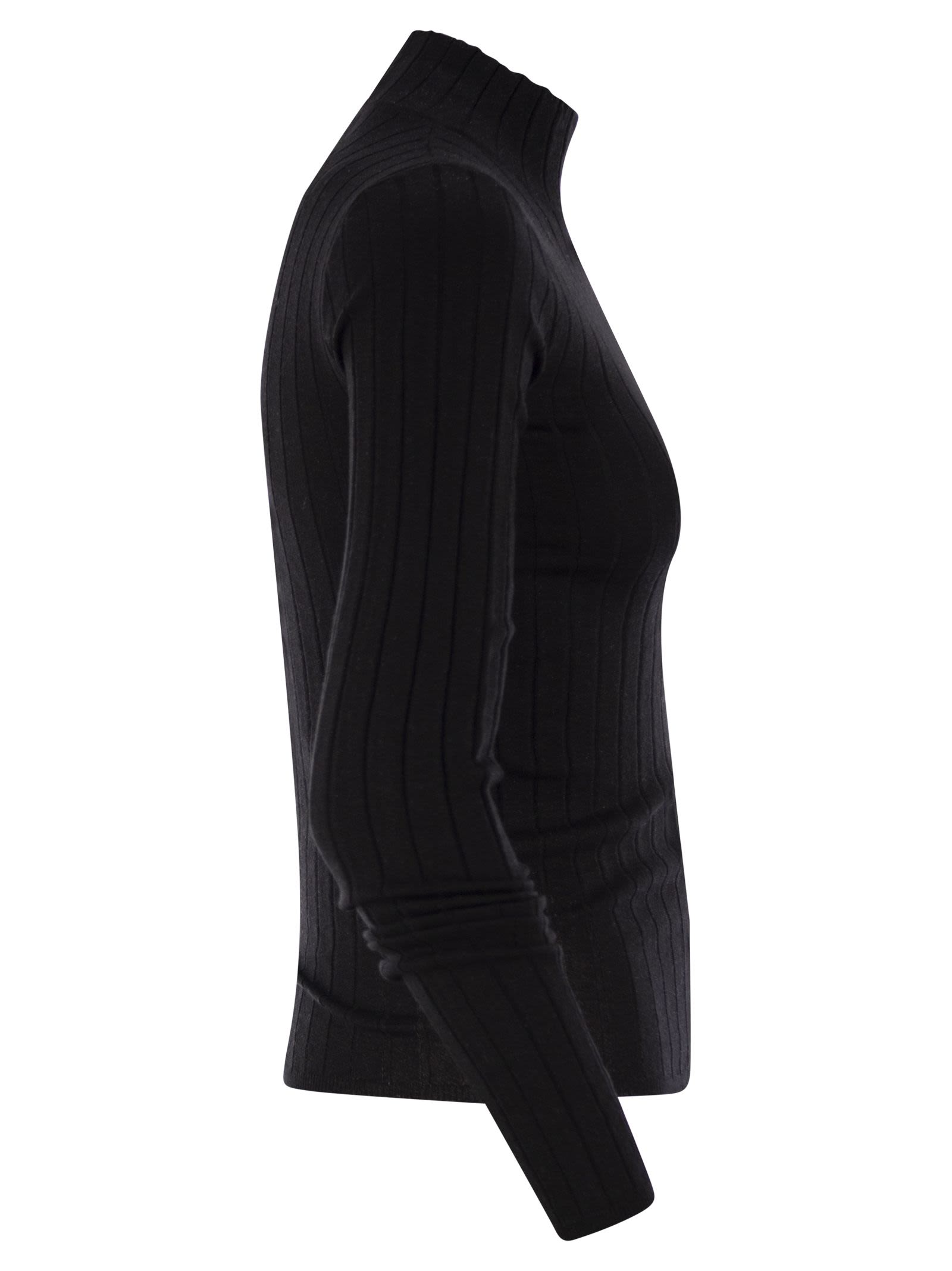 Brunello Cucinelli Women Lightweight Cashmere And Silk Broad Rib Sweater