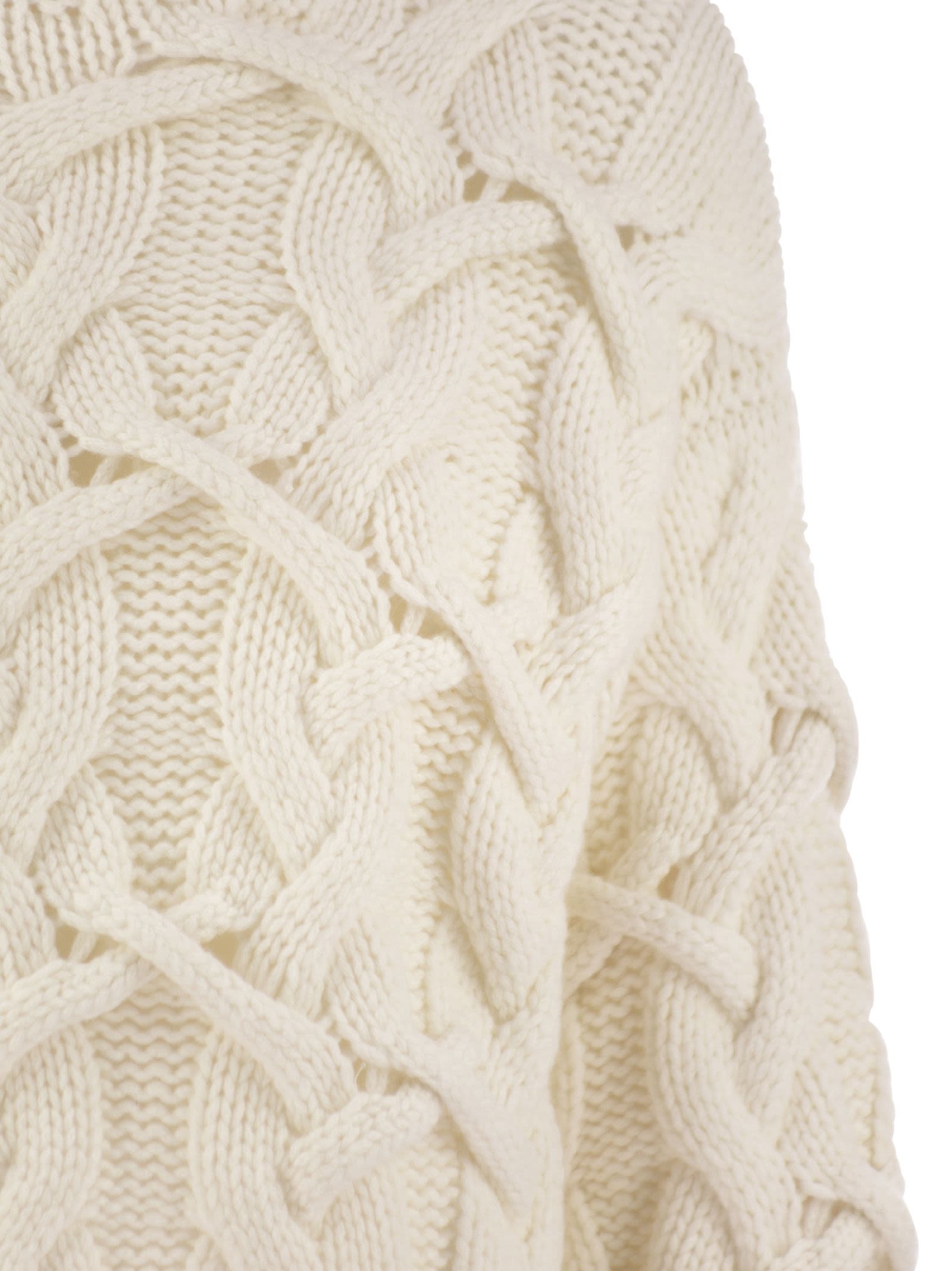 Brunello Cucinelli Women Braided High-Necked Cashmere Sweater