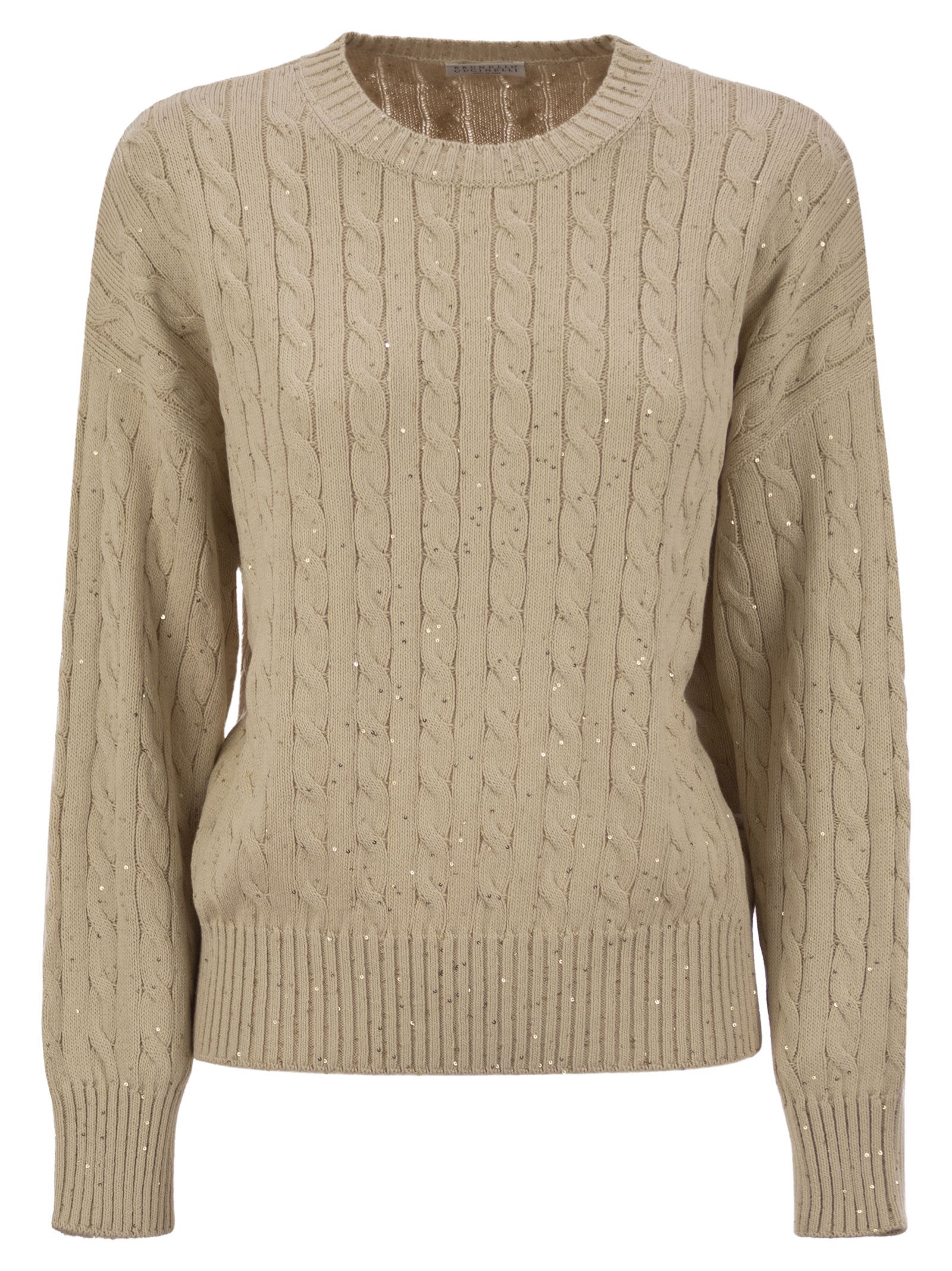 Brunello Cucinelli Women Dazzling Cables Cotton Jersey