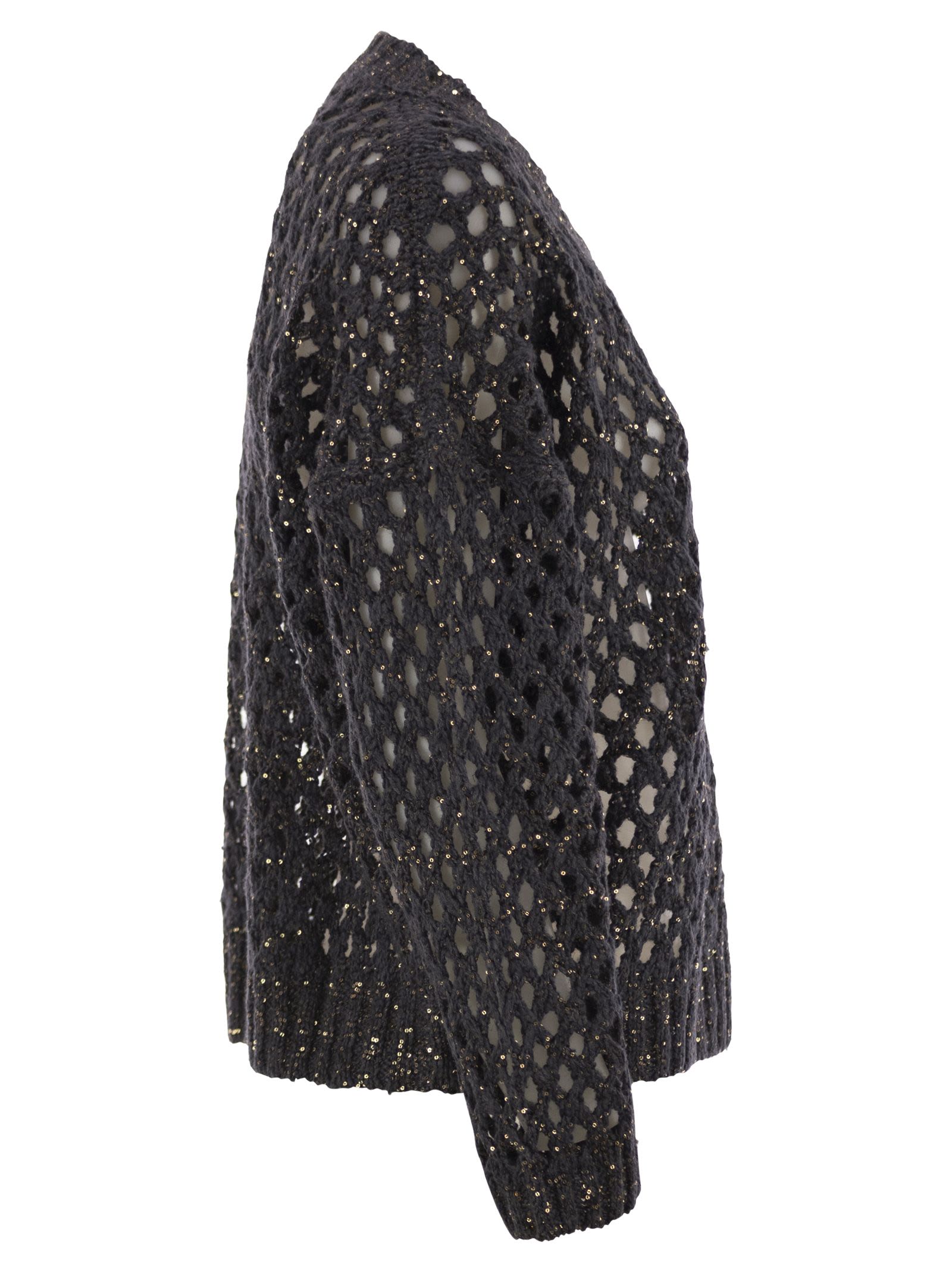 Brunello Cucinelli Women Dazzling Net Silk And Linen Jersey