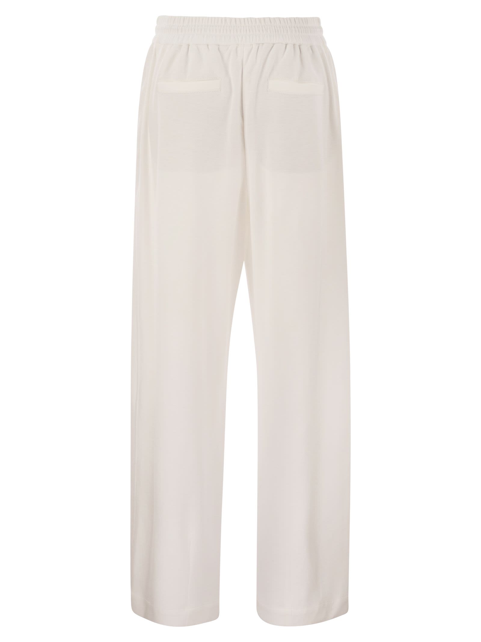 Brunello Cucinelli Women Track Trousers In Couture Interlock
