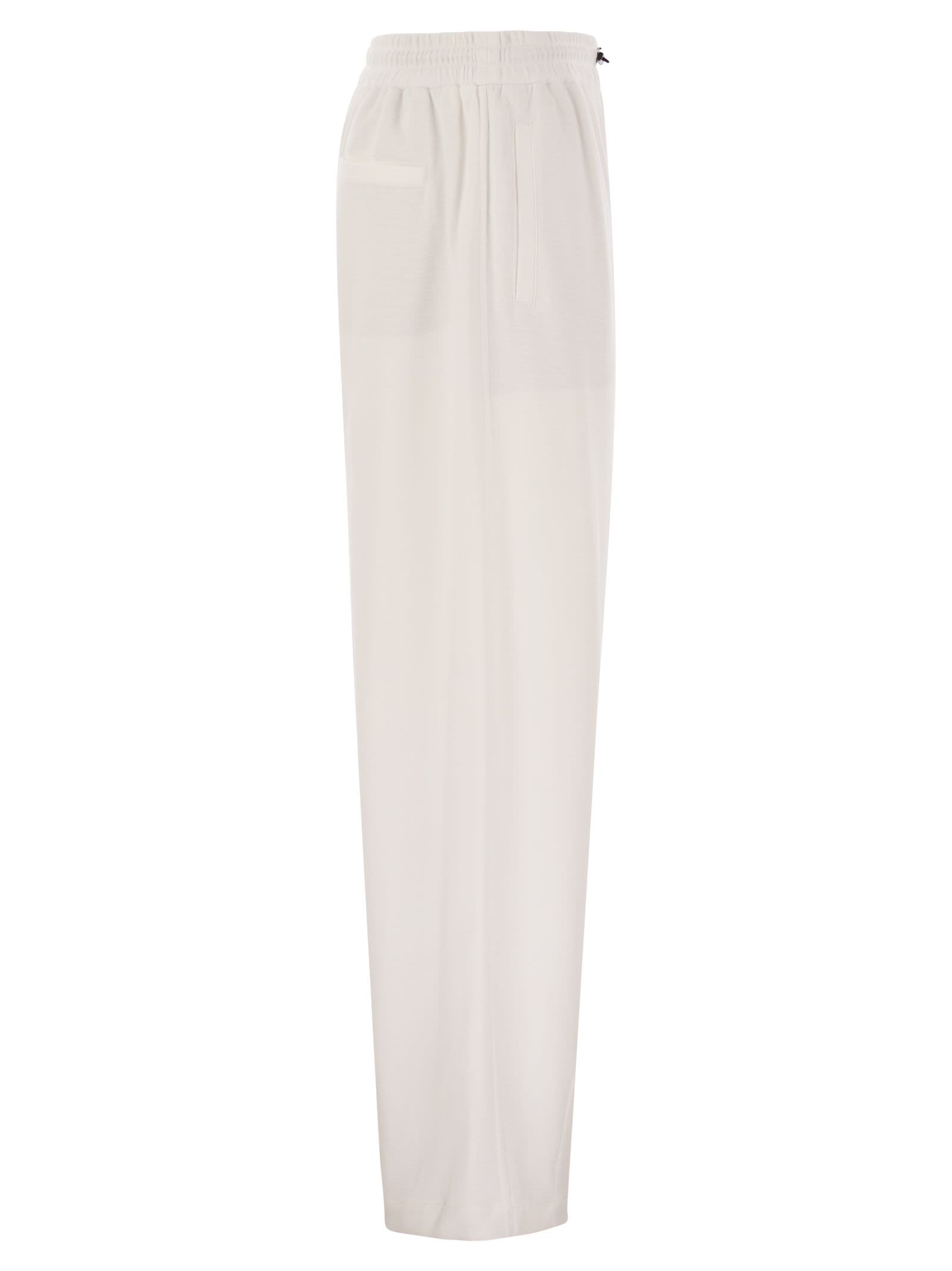Brunello Cucinelli Women Track Trousers In Couture Interlock