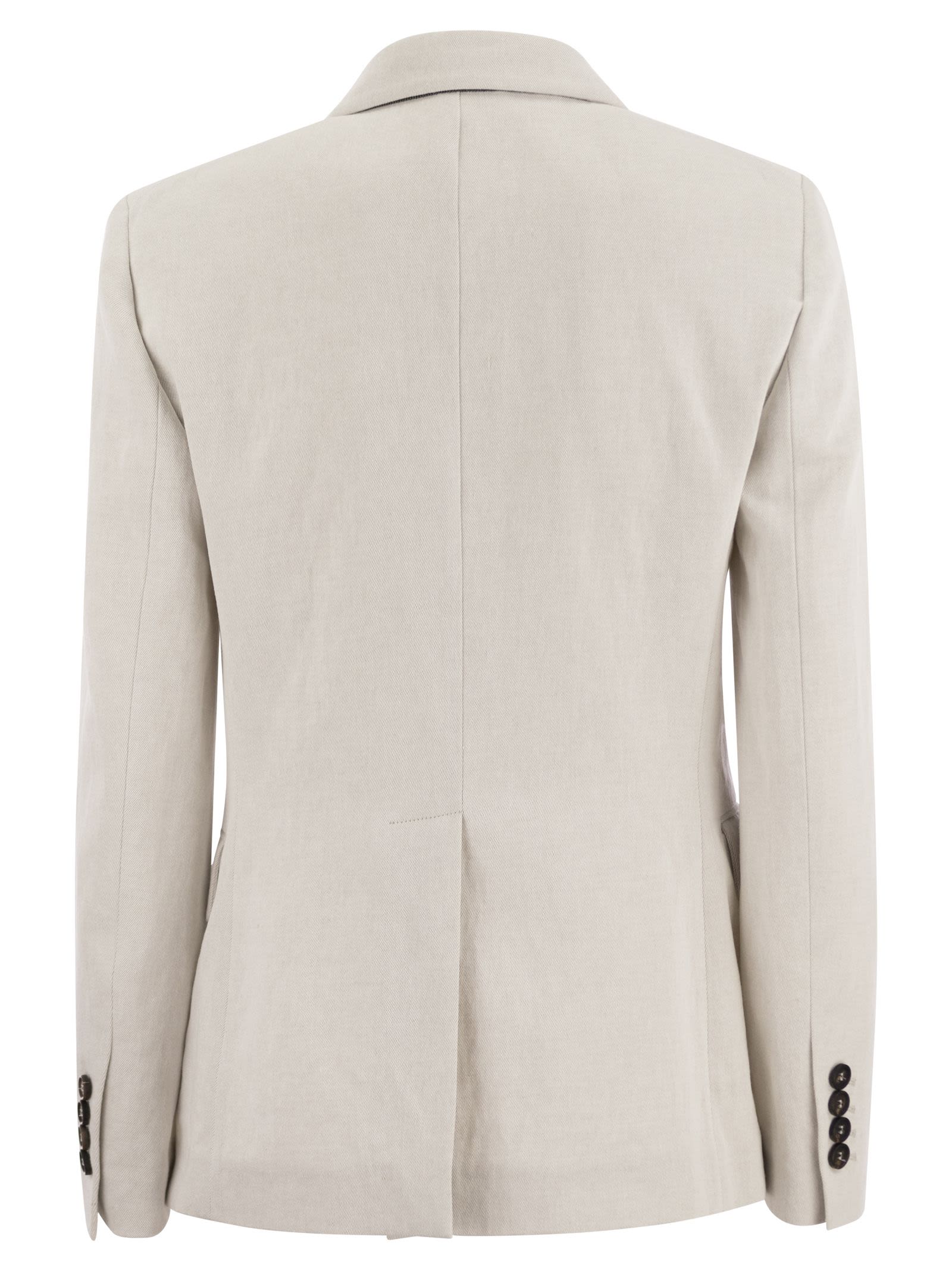 Brunello Cucinelli Women Cotton And Linen Jacket