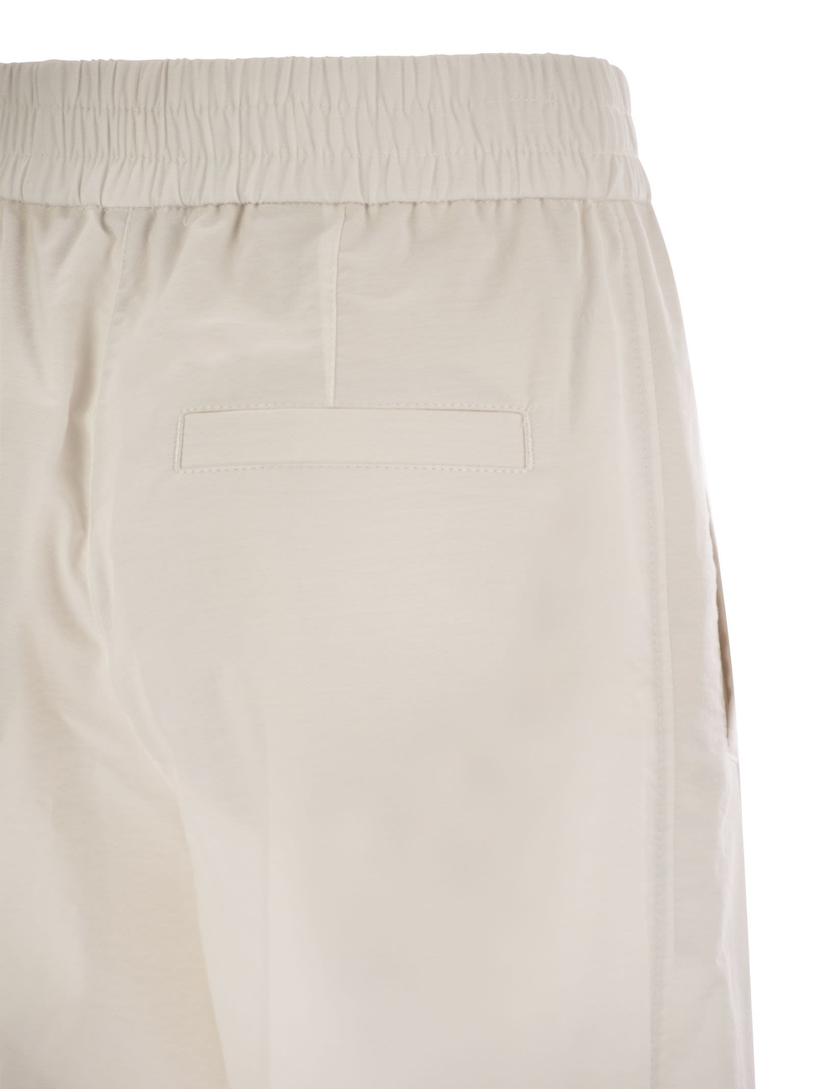 Brunello Cucinelli Women Loose Fit Cotton Trousers