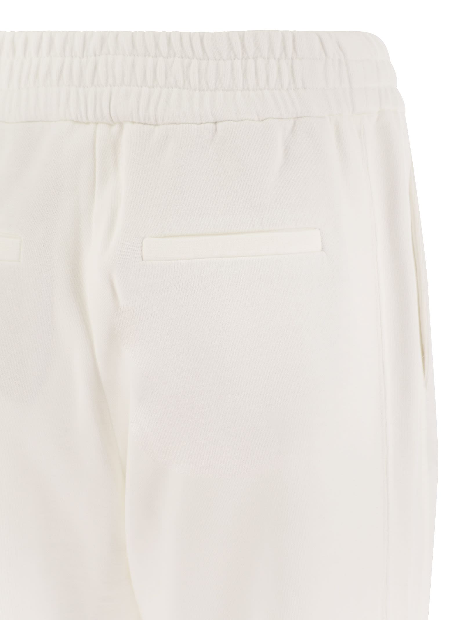Brunello Cucinelli Women Track Trousers In Light Cotton Fleece