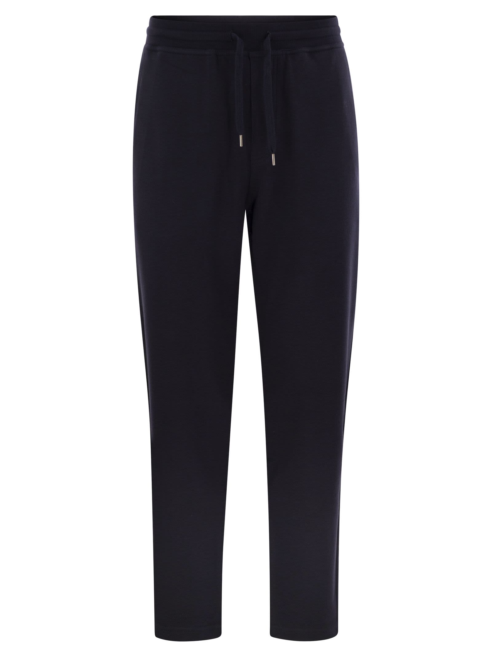 Brunello Cucinelli Men Techno Cotton Fleece Trousers