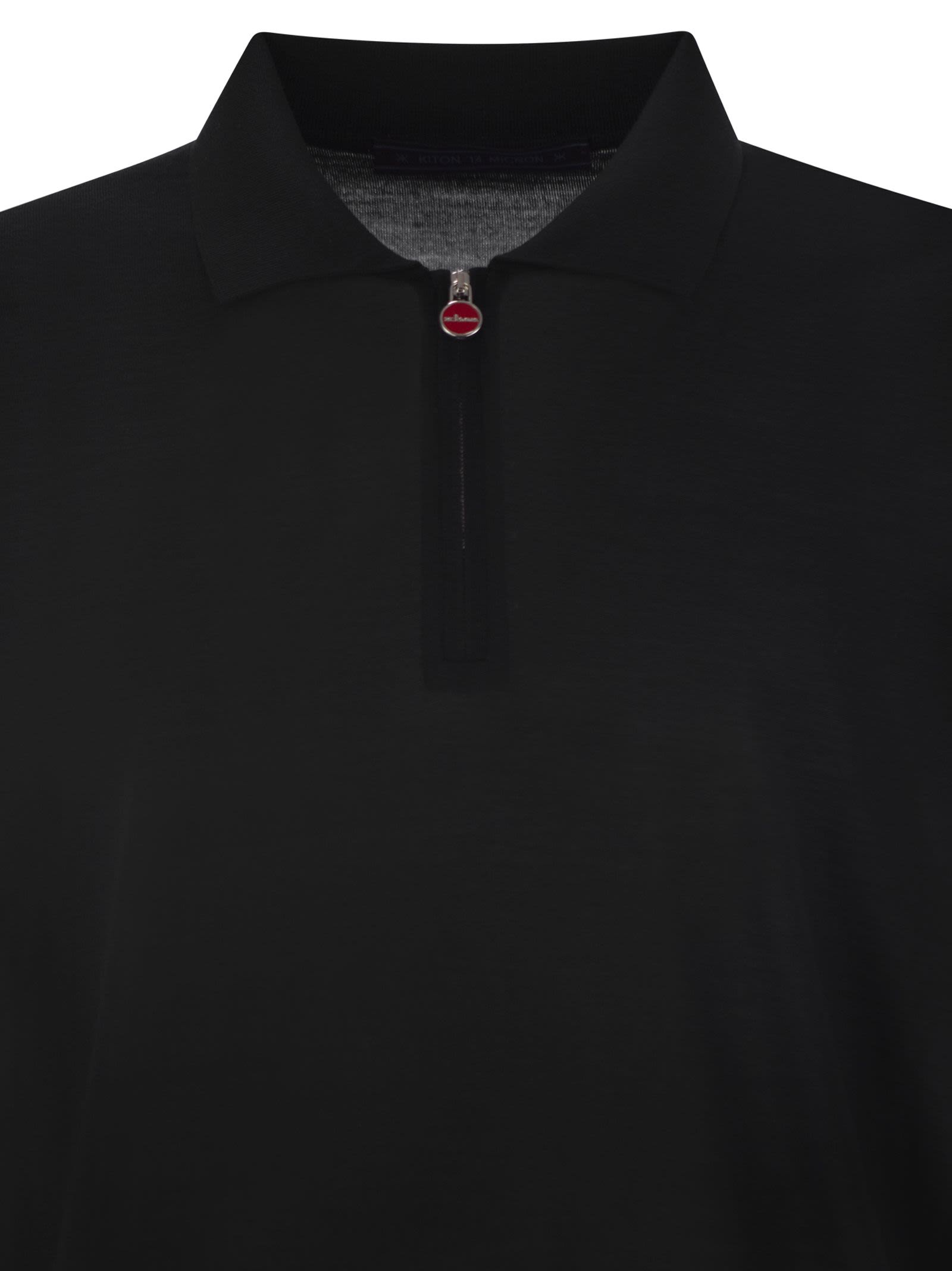 Kiton Men Wool Polo Shirt