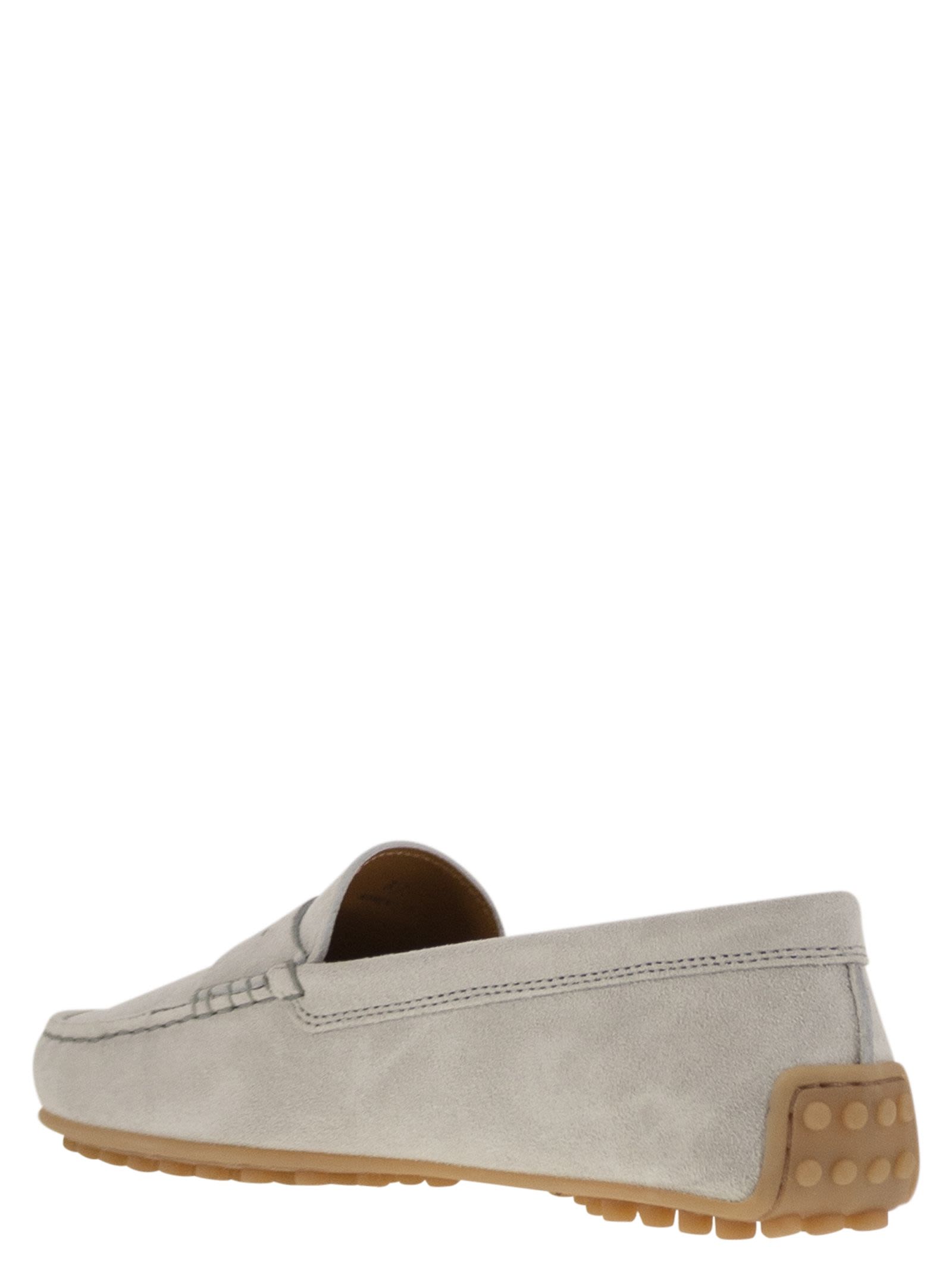 Tod's Women City Gommino Suede Loafer