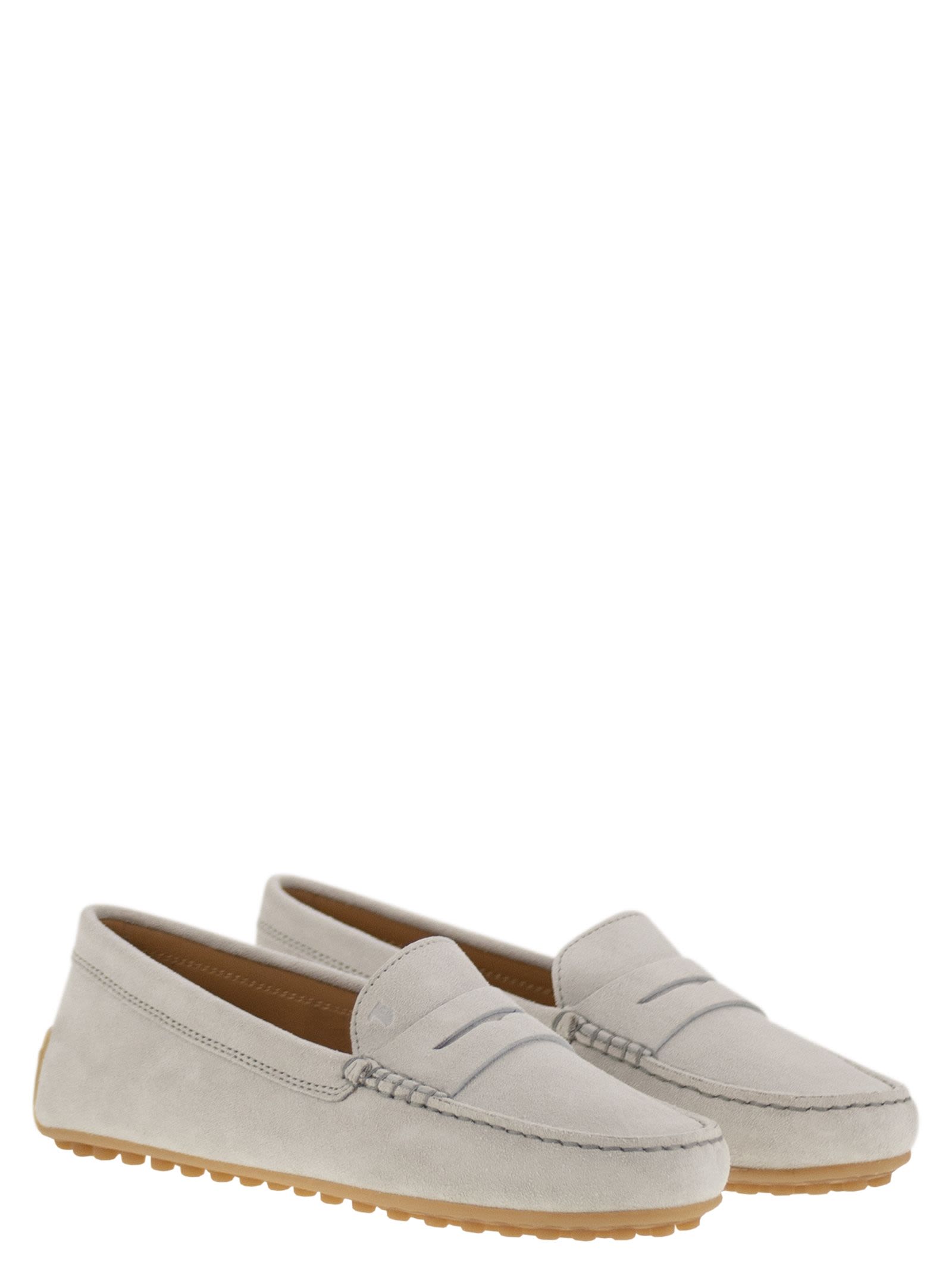 Tod's Women City Gommino Suede Loafer