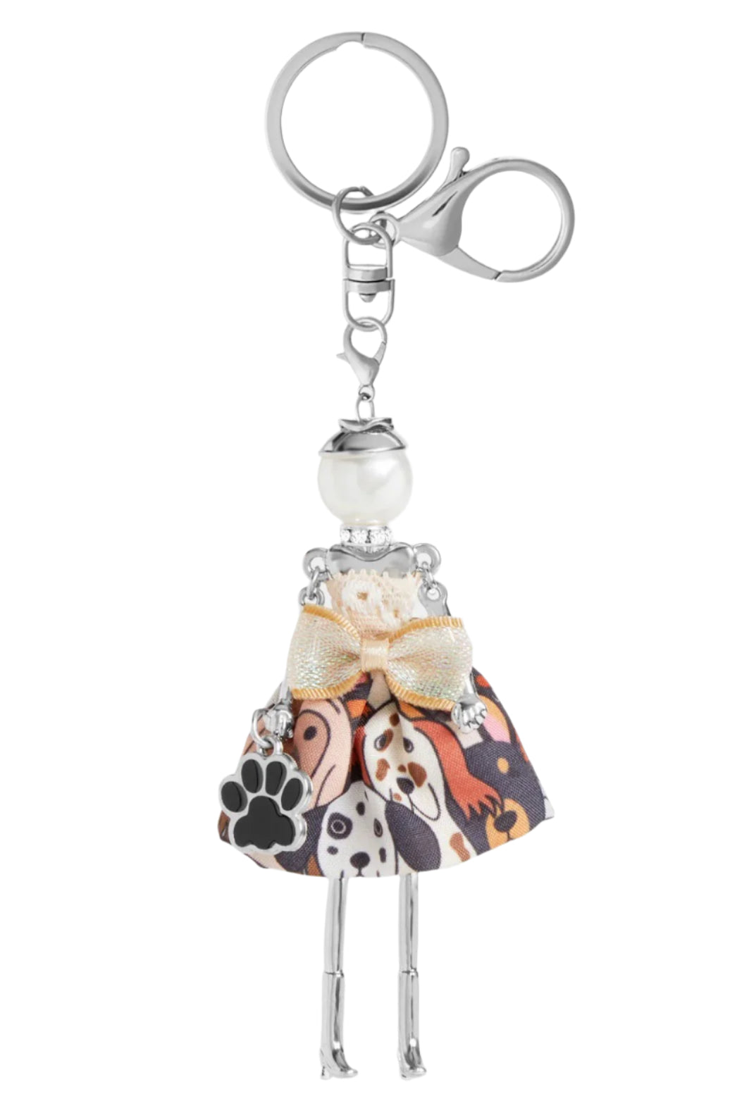 Coco + Carmen Charming Ladies Bag Charm + Key Fob - Pooch