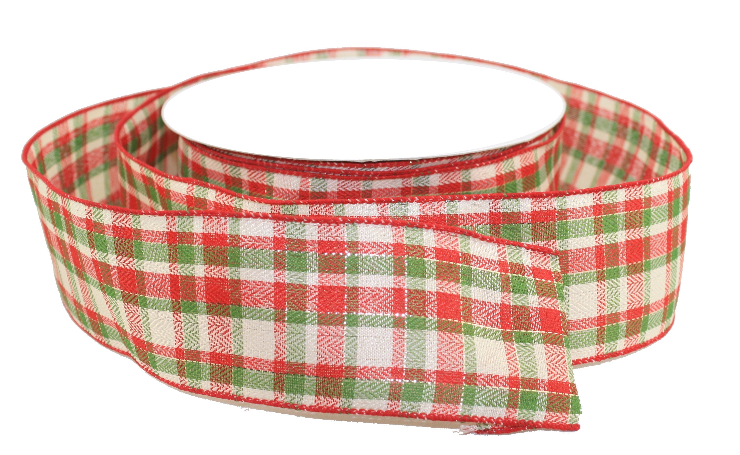 New Tartan Plaid Ribbon 2.5 inch - By the Yard