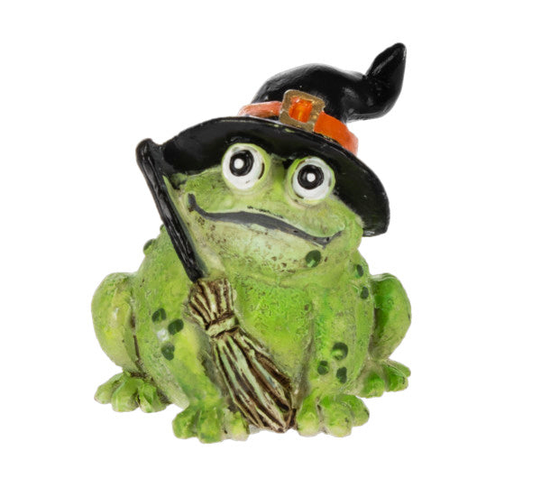 Hocus Crokus Glow in the Dark Toad Witch Pocket Charm