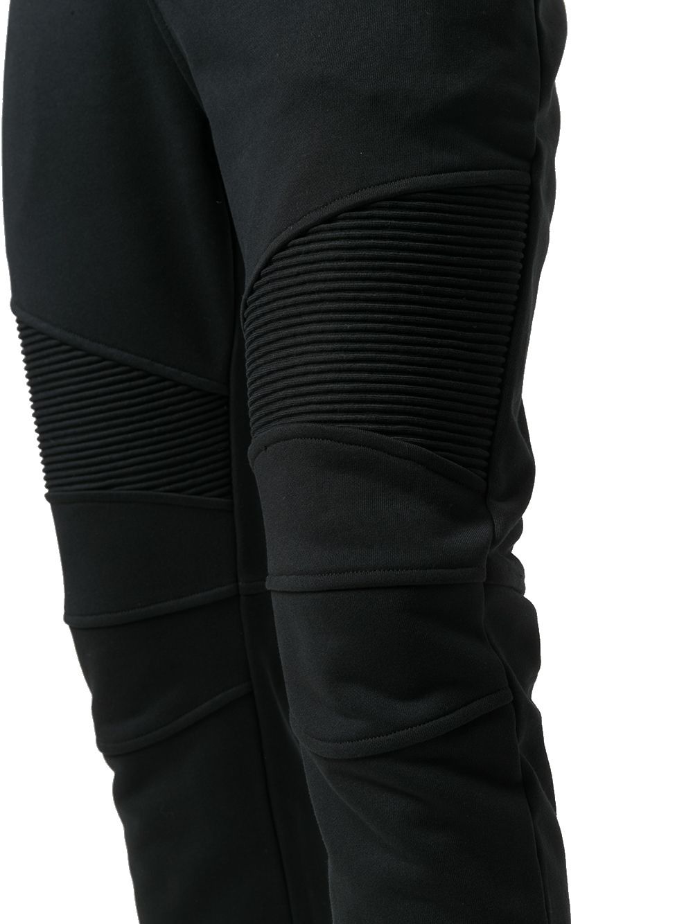 Balmain Skinny-Fit Ribbed Cotton-Jersey Sweatpants
