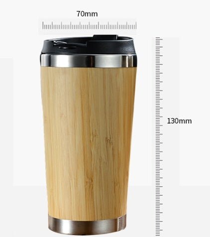 Bamboo Coffee Cup 420ml/14oz which is larger than the average mug size