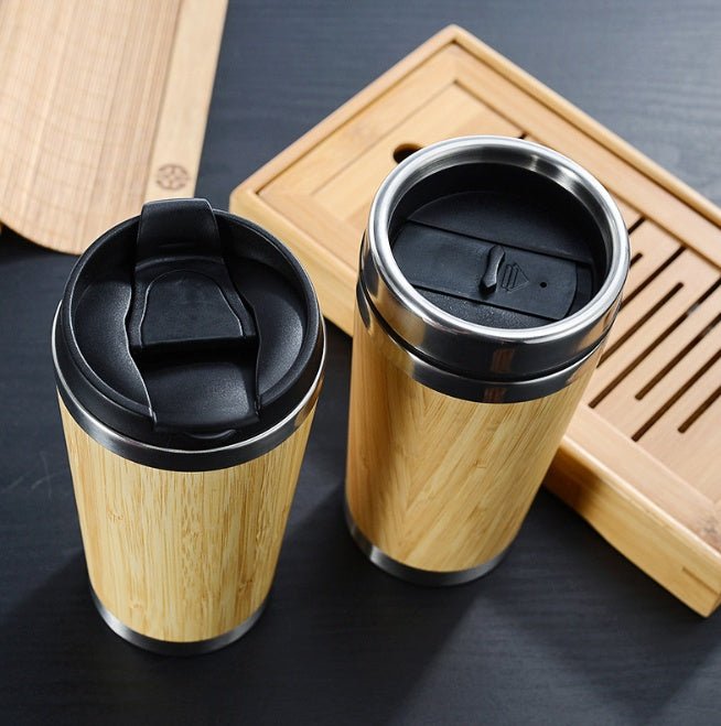 Bamboo Coffee Cup 420ml/14oz which is larger than the average mug size