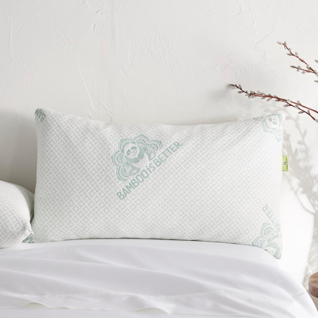 Adjustable Bamboo Pillow – Queen & King | Cooling & Hypoallergenic
