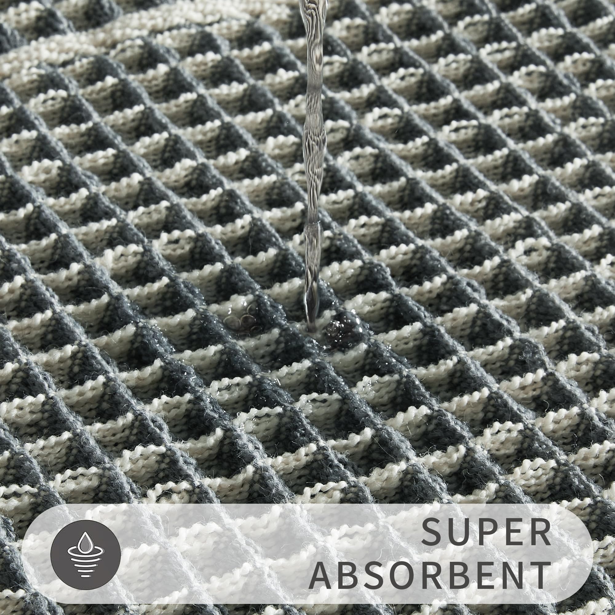 Bathroom Floor Mat,Boho Bath Rug,Super Absorbent Bath Mat,Bathroom Rugs Non Slip Washable, Quick Dry Shower Mats, Ultra Soft Bath Mat Towel,Brown,18"*30"