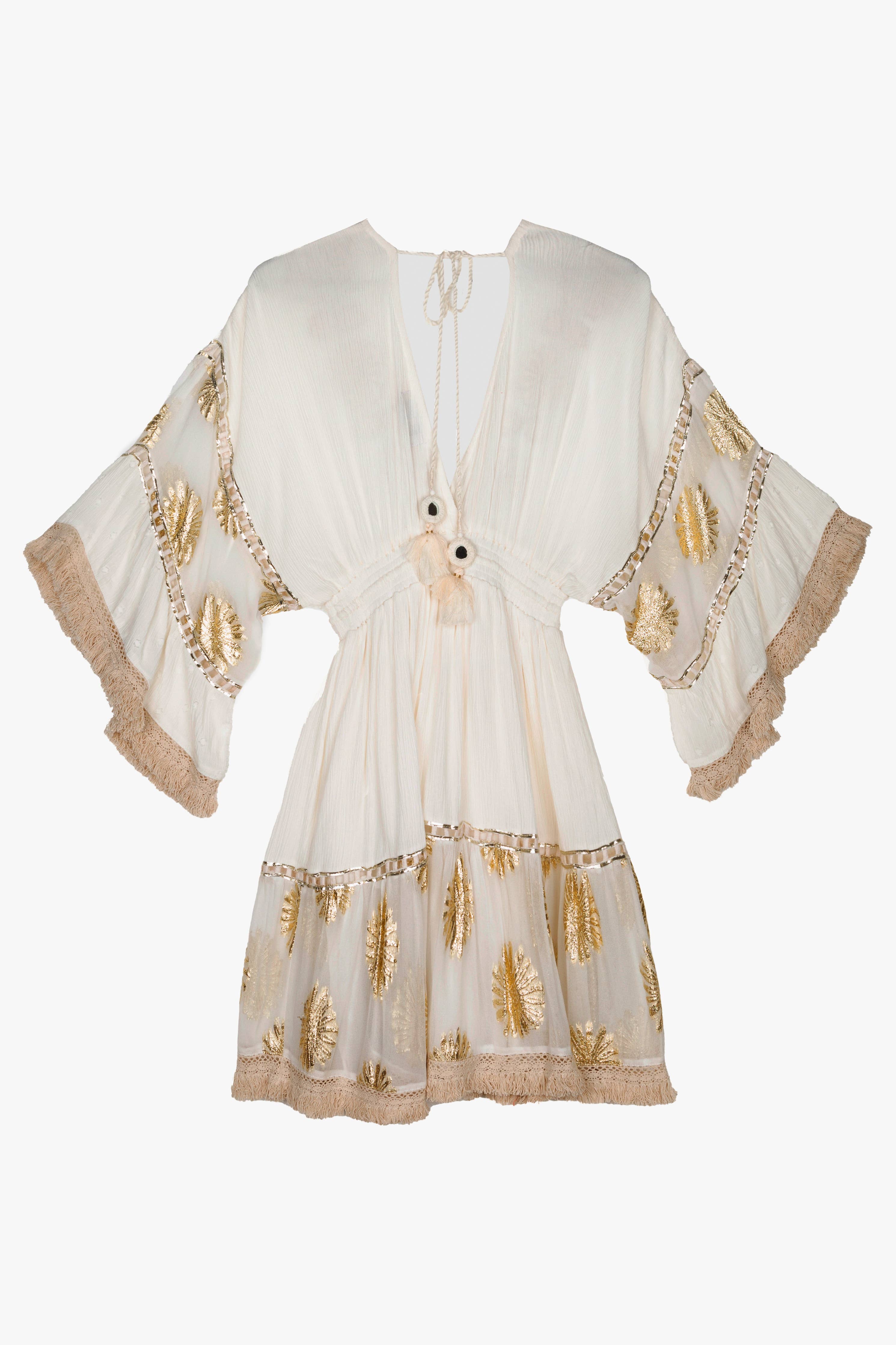 MANILA WHITE SHORT DRESS
