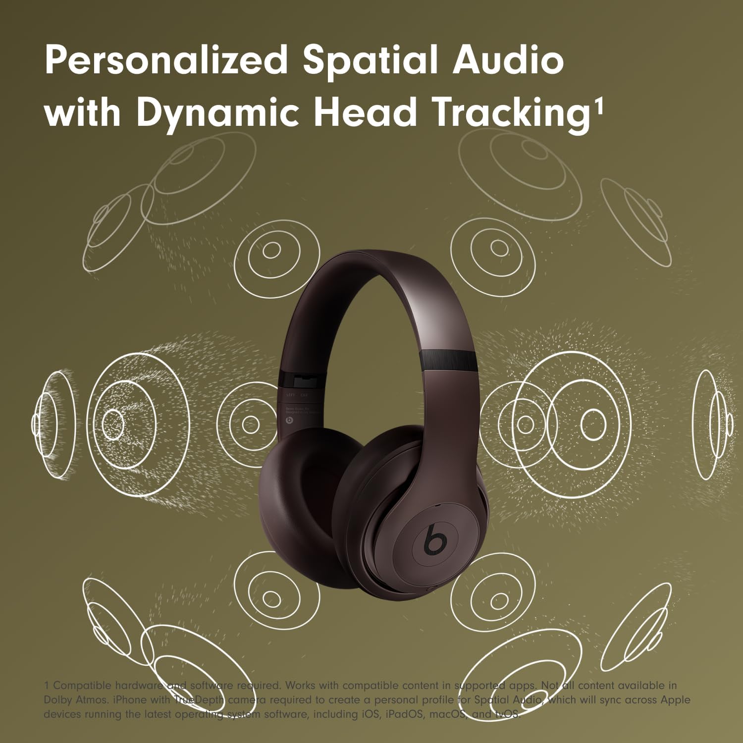 Beats Studio Pro - Wireless Bluetooth Noise Cancelling Headphones - Deep Brown (Renewed Premium)