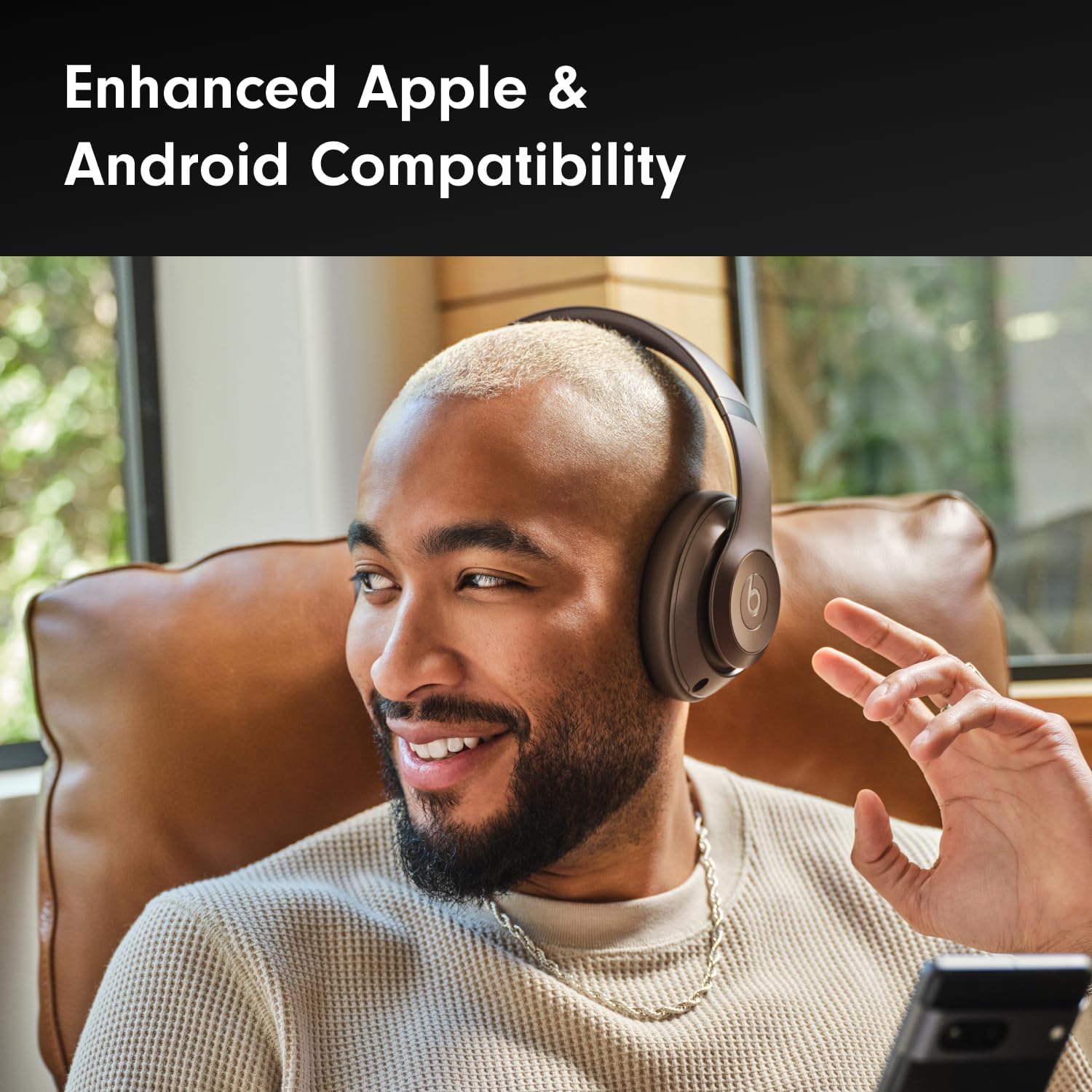 Beats Studio Pro - Wireless Bluetooth Noise Cancelling Headphones - Deep Brown (Renewed Premium)