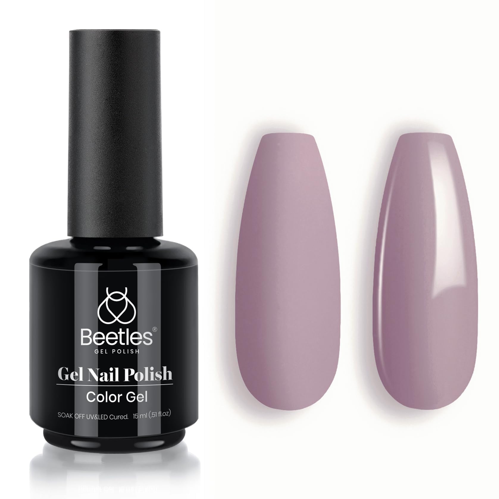 Beetles White Gel Nail Polish,15ml Summer Soak Off UV Gel Polish French Nail Art Manicure Salon DIY Design at Home Gift for Woman