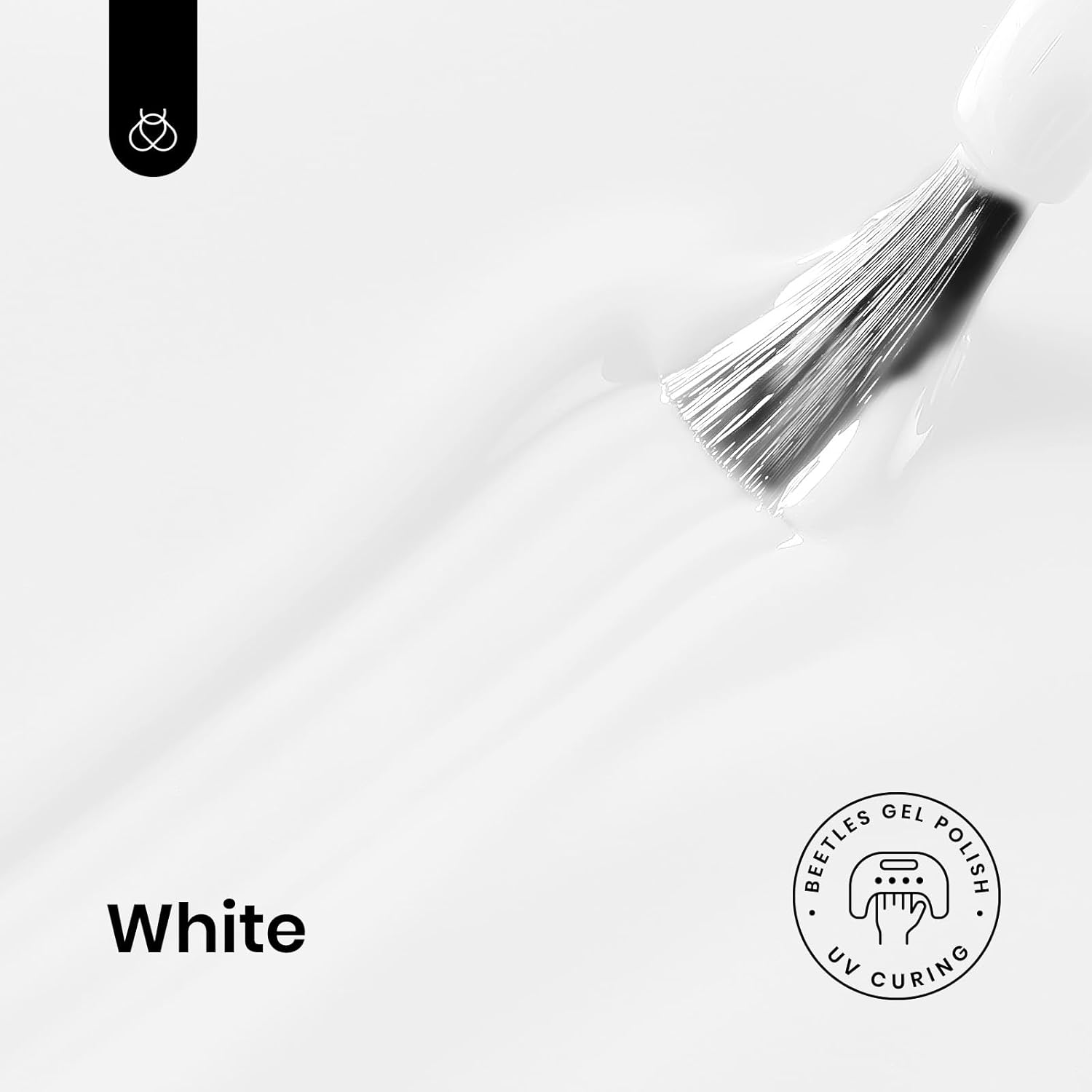 Beetles White Gel Nail Polish,15ml Summer Soak Off UV Gel Polish French Nail Art Manicure Salon DIY Design at Home Gift for Woman