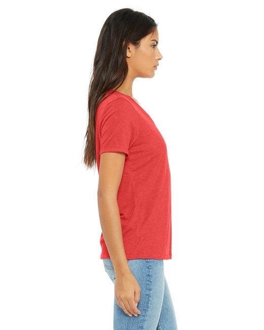 Bella + Canvas 6415 Ladies' Relaxed Triblend V-Neck T-Shirt