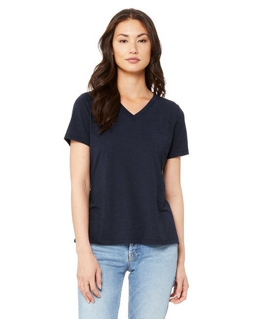 Bella + Canvas 6415 Ladies' Relaxed Triblend V-Neck T-Shirt