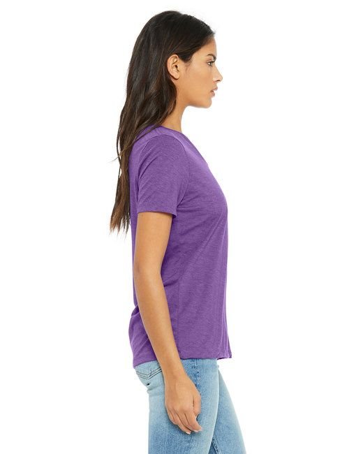 Bella + Canvas 6415 Ladies' Relaxed Triblend V-Neck T-Shirt